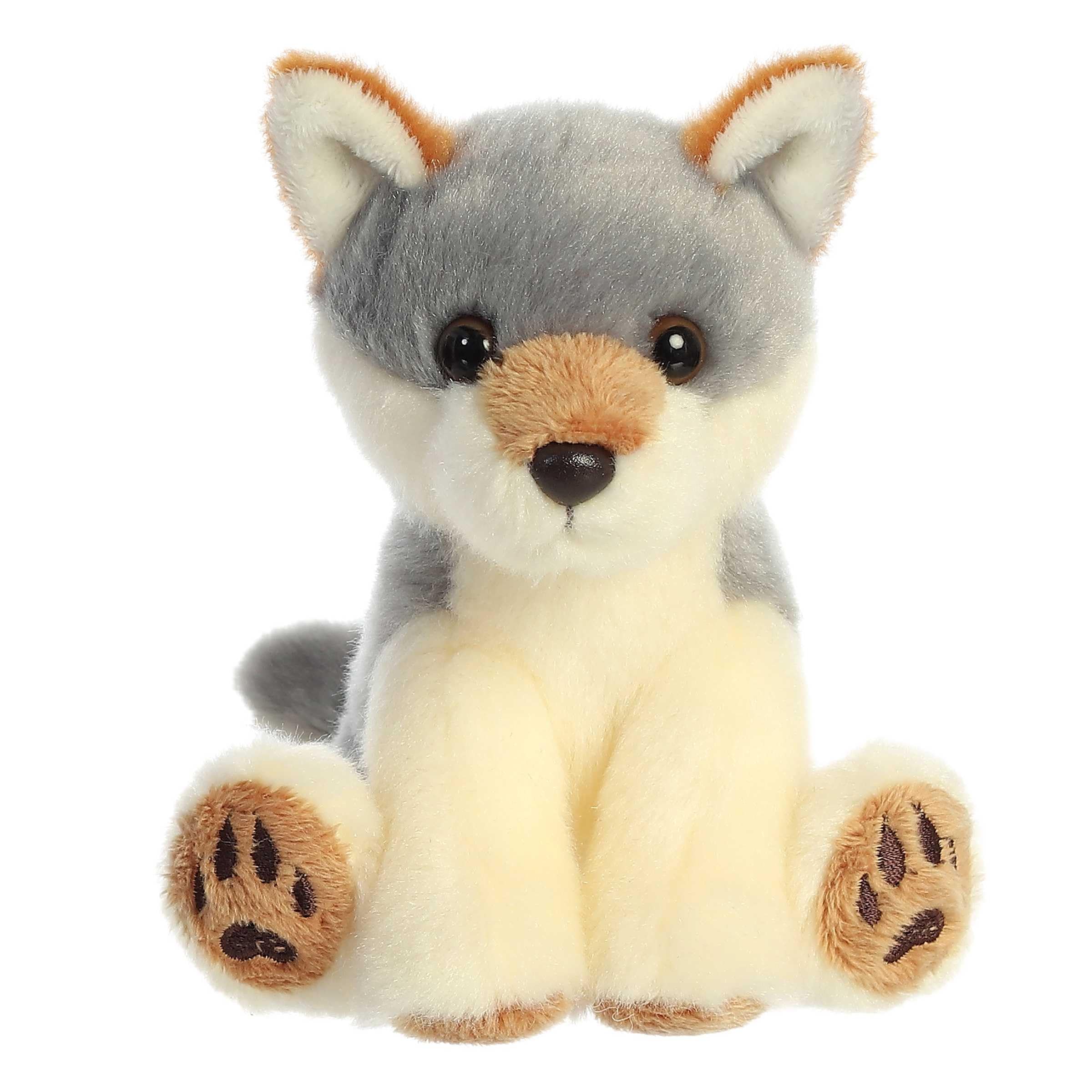 Foto 3 | Peluche Aurora Snuggly Lil Wiley Wolf, 13 Cm, Gris - Venta Internacional.
