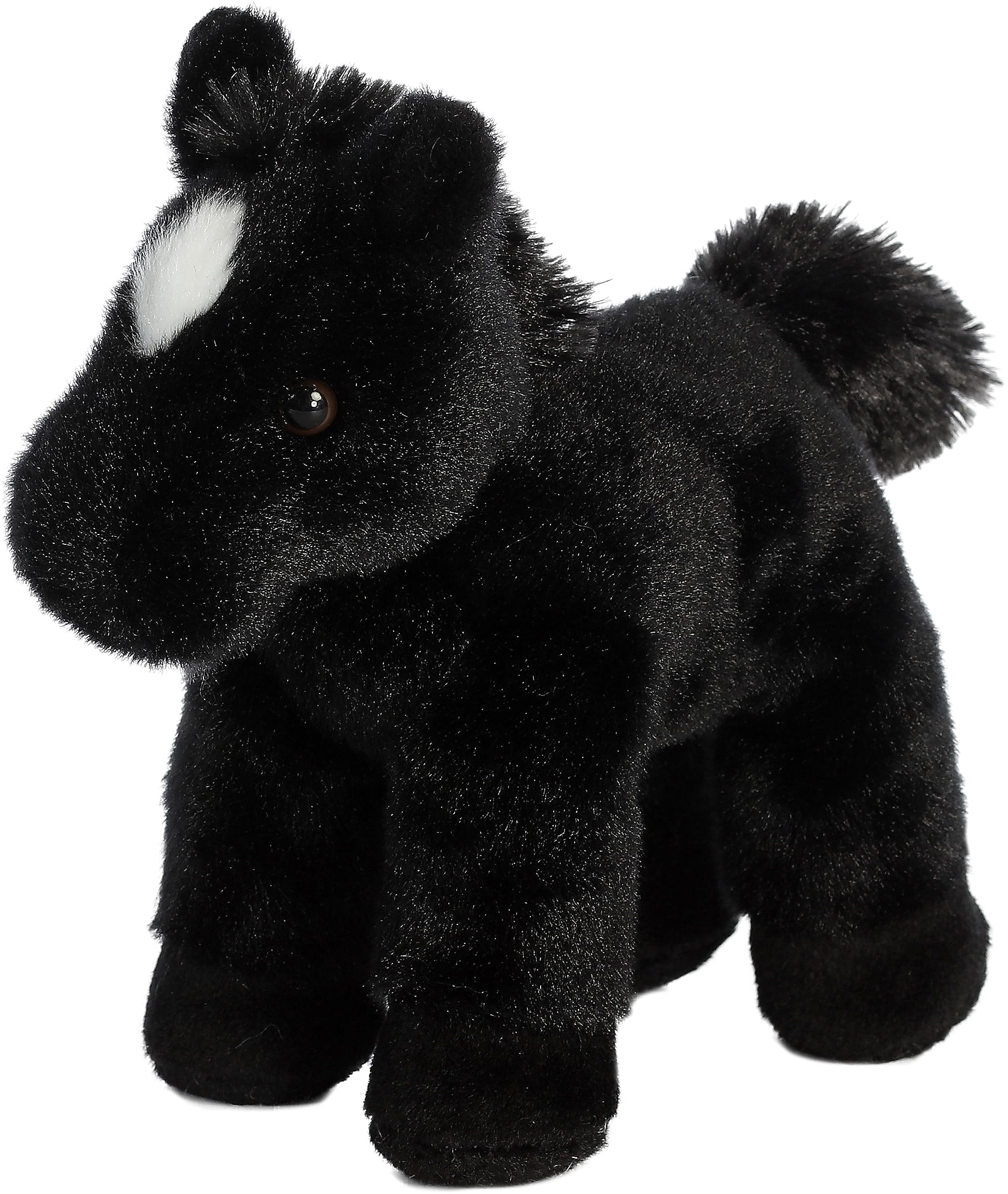 Foto 2 pulgar | Peluche Miniflopsie Caballo Negro 20 cm -  Venta Internacional