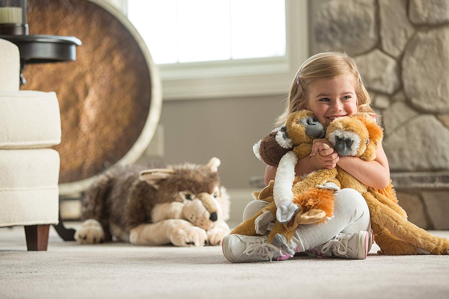 Foto 6 pulgar | Peluche de Gibón Wild Republic con Manos Blancas  - Venta Internacional