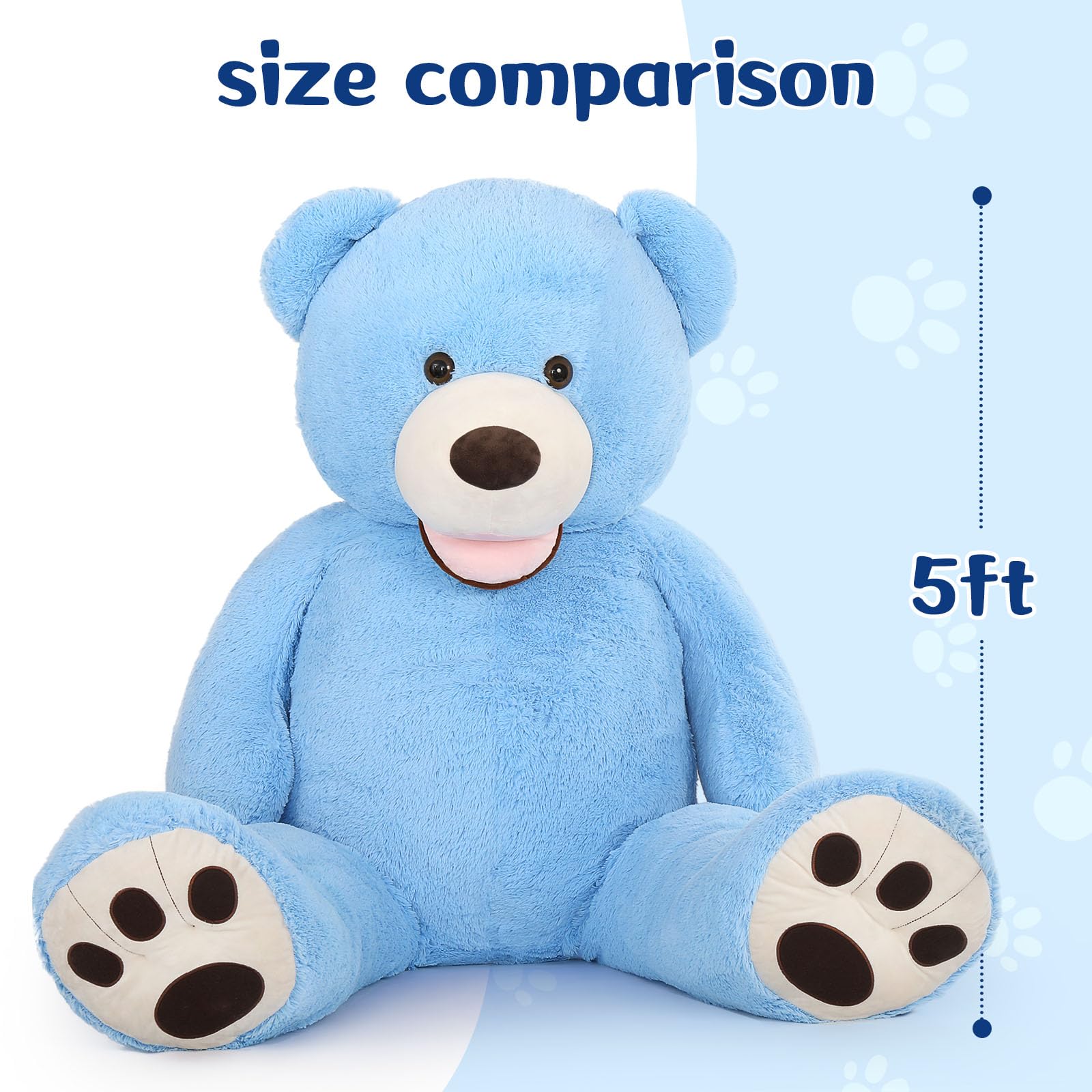 Foto 7 pulgar | Peluche De Peluche Gigante Morismos De 150 Cm - Venta Internacional.