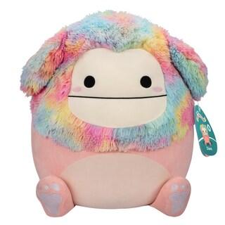 Foto 6 | Peluche Squishmallows Diane Peach Bigfoot De 50 Cm Con Pelo Arcoíris - Venta Internacional.