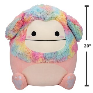 Foto 7 | Peluche Squishmallows Diane Peach Bigfoot De 50 Cm Con Pelo Arcoíris - Venta Internacional.