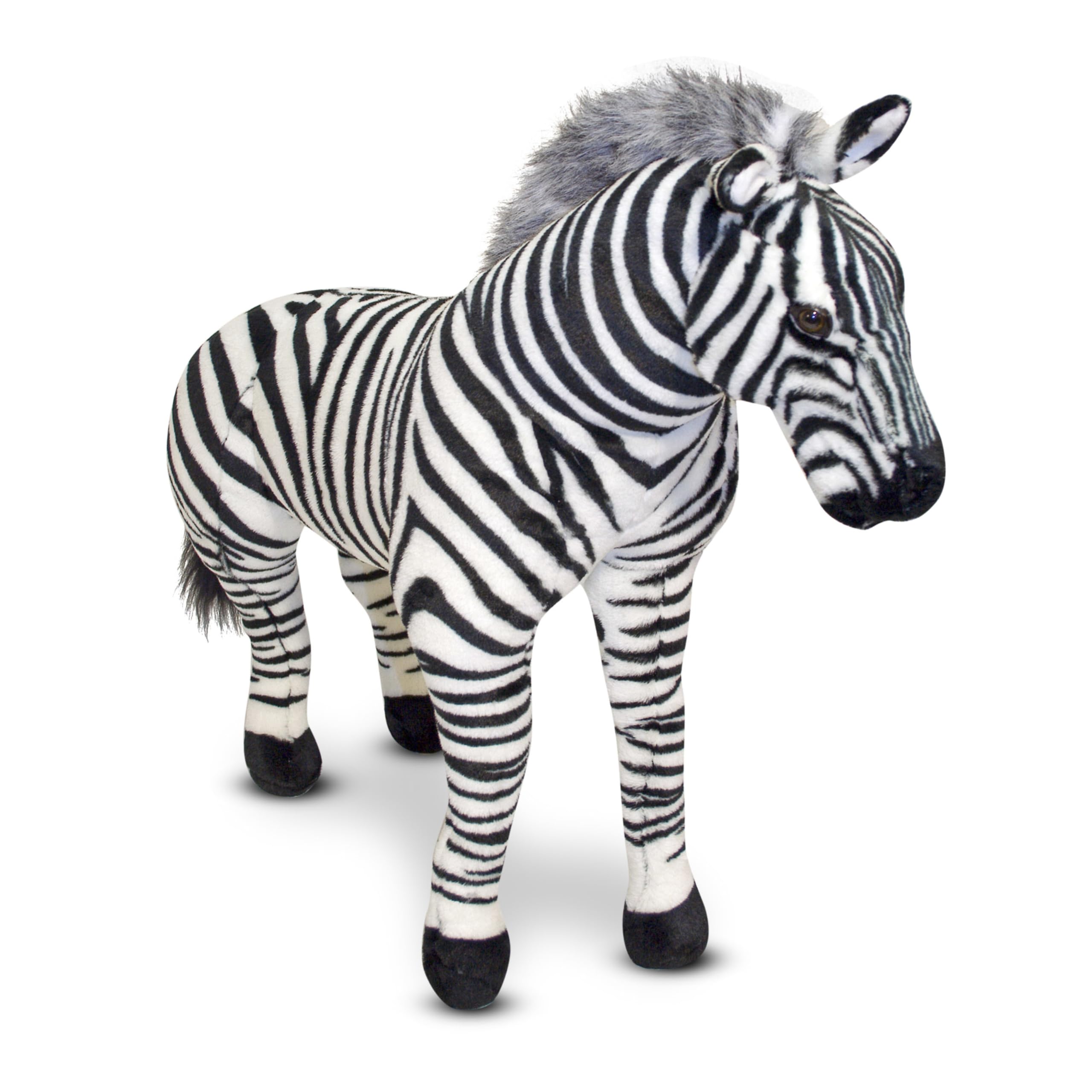 Foto 5 pulgar | Peluche Melissa & Doug, Cebra Gigante A Rayas, 90 Cm - Venta Internacional.