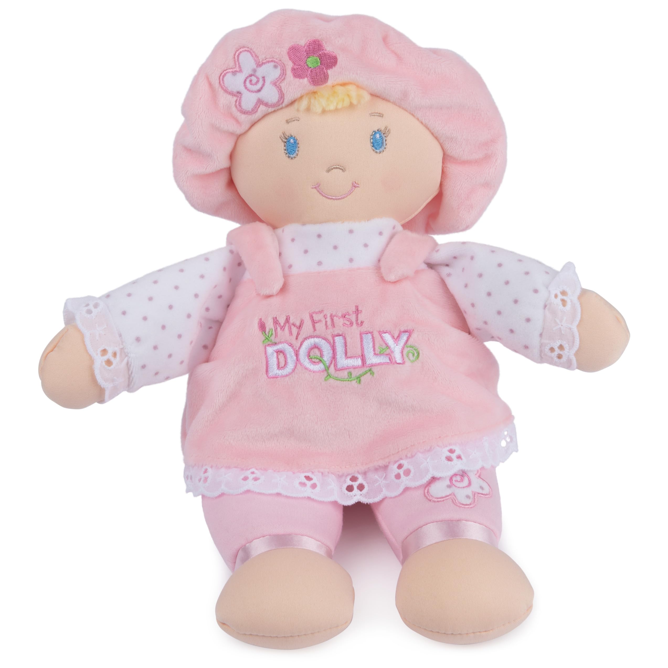 Foto 2 pulgar | Muñeca De Peluche Baby Gund My First Dolly Para Bebés Rosa/blanco - Venta Internacional.