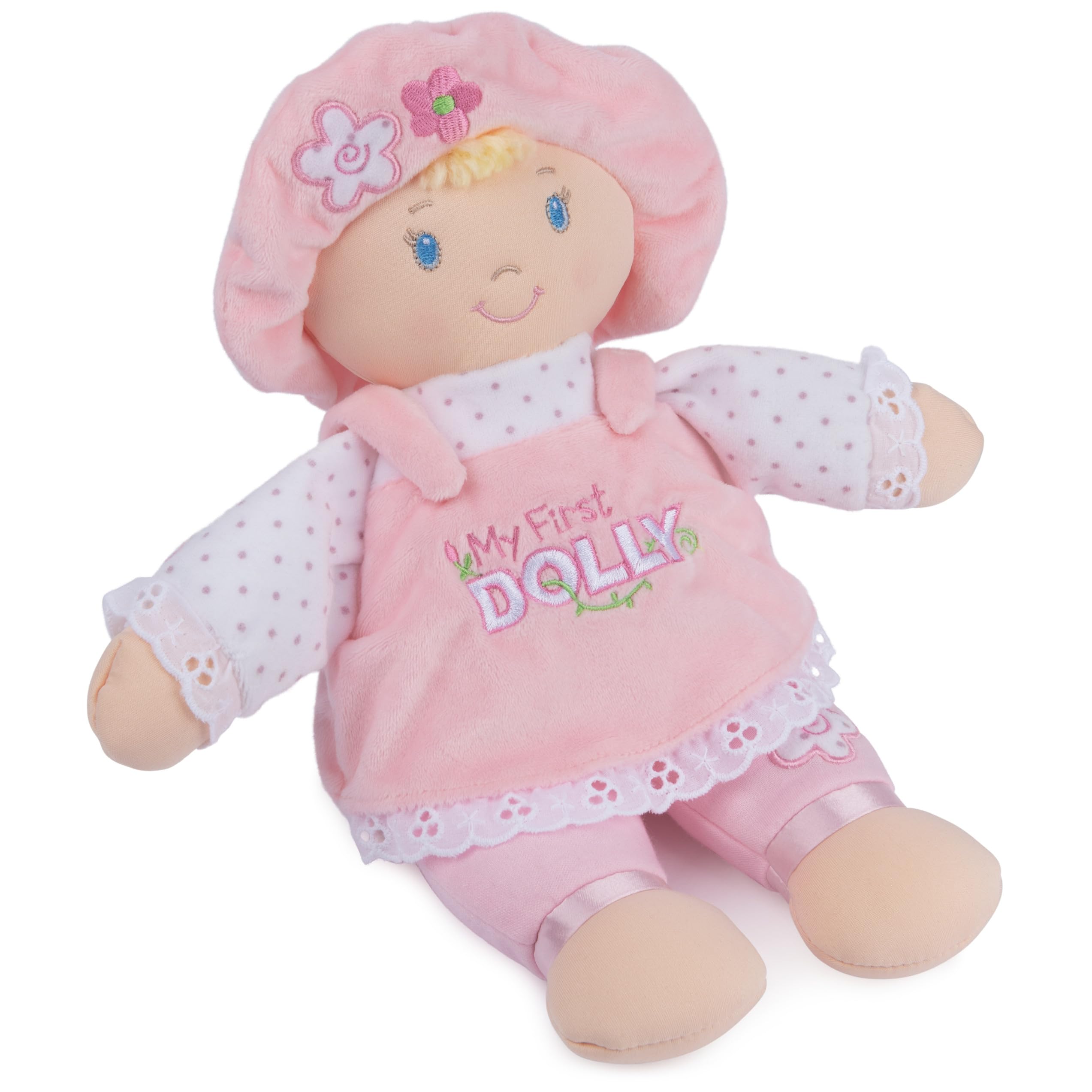 Foto 2 | Muñeca De Peluche Baby Gund My First Dolly Para Bebés Rosa/blanco - Venta Internacional.