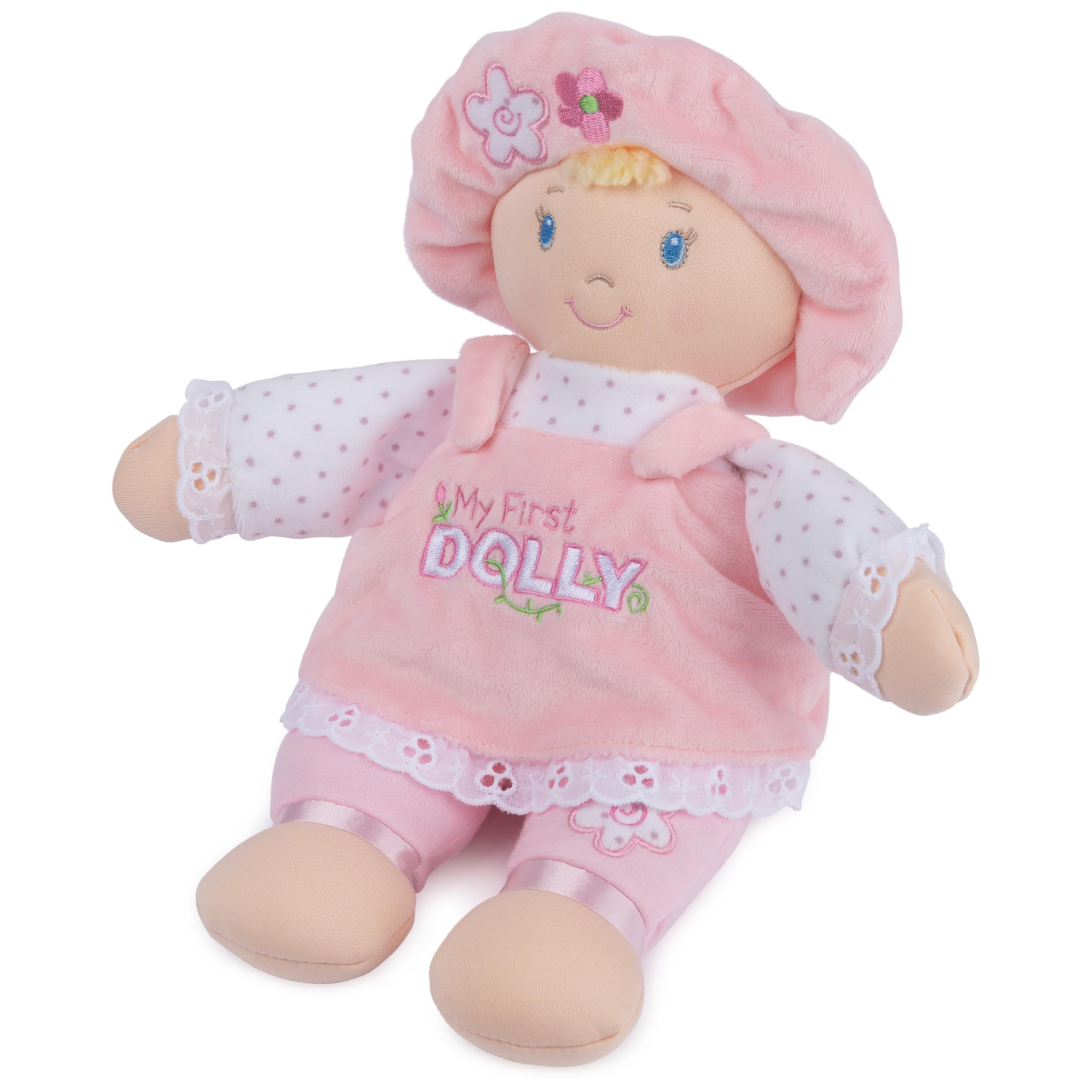 Foto 4 pulgar | Muñeca De Peluche Baby Gund My First Dolly Para Bebés Rosa/blanco - Venta Internacional.