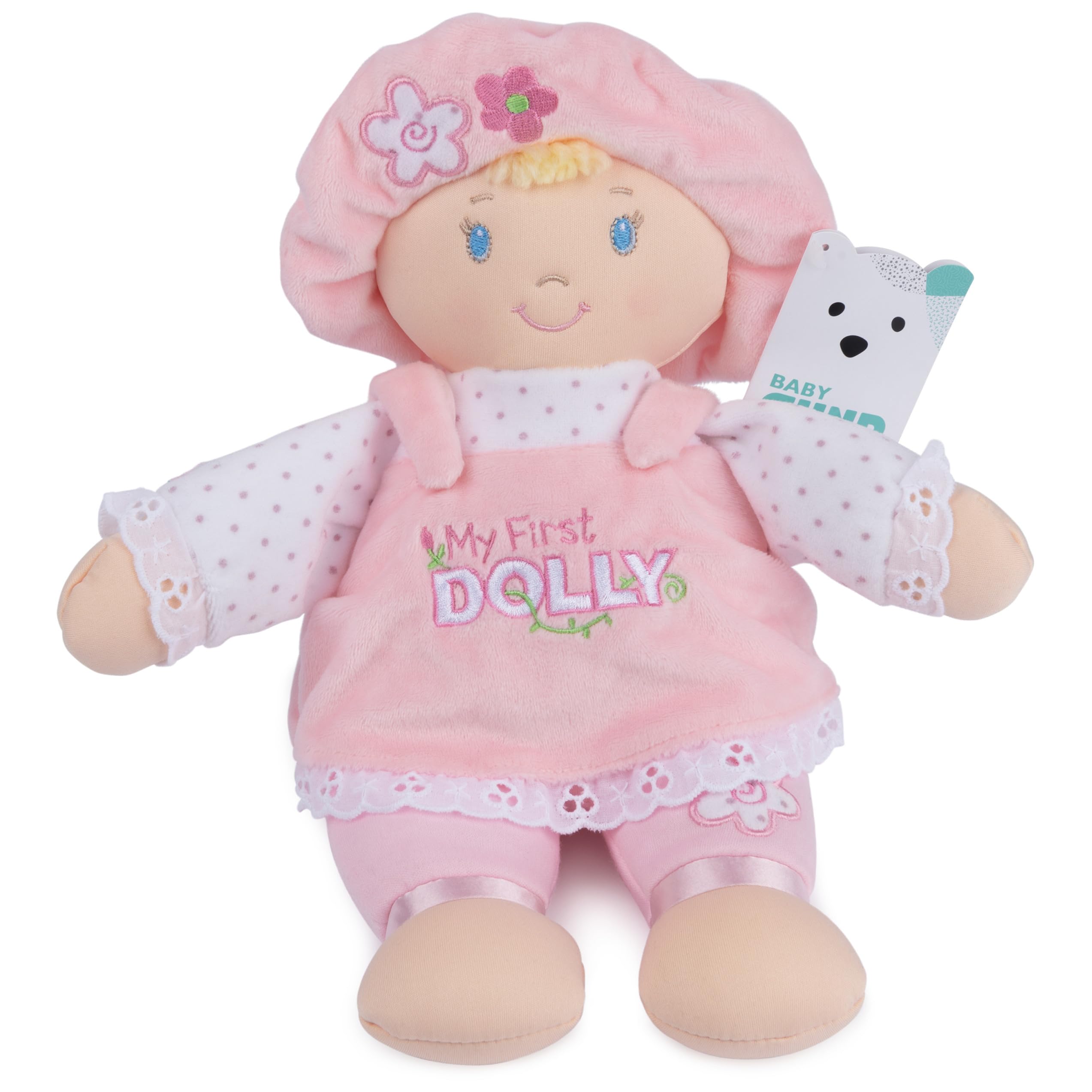 Foto 7 | Muñeca De Peluche Baby Gund My First Dolly Para Bebés Rosa/blanco - Venta Internacional.