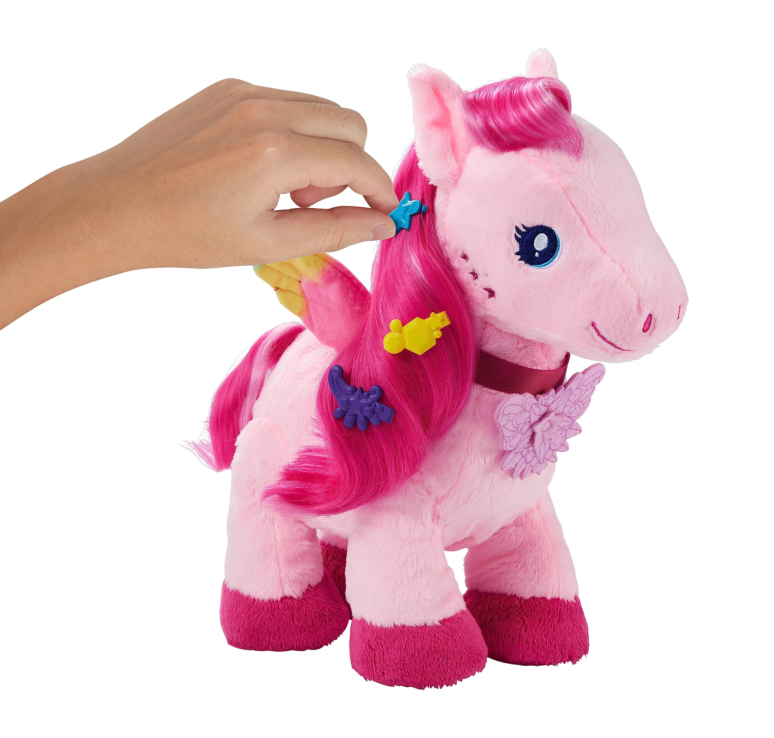 Foto 6 pulgar | Peluche Pegasus Barbie A Touch Of Magic De 28 Cm - Venta Internacional.