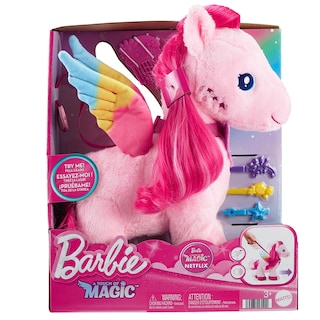 Foto 6 | Peluche Pegasus Barbie A Touch Of Magic De 28 Cm - Venta Internacional.
