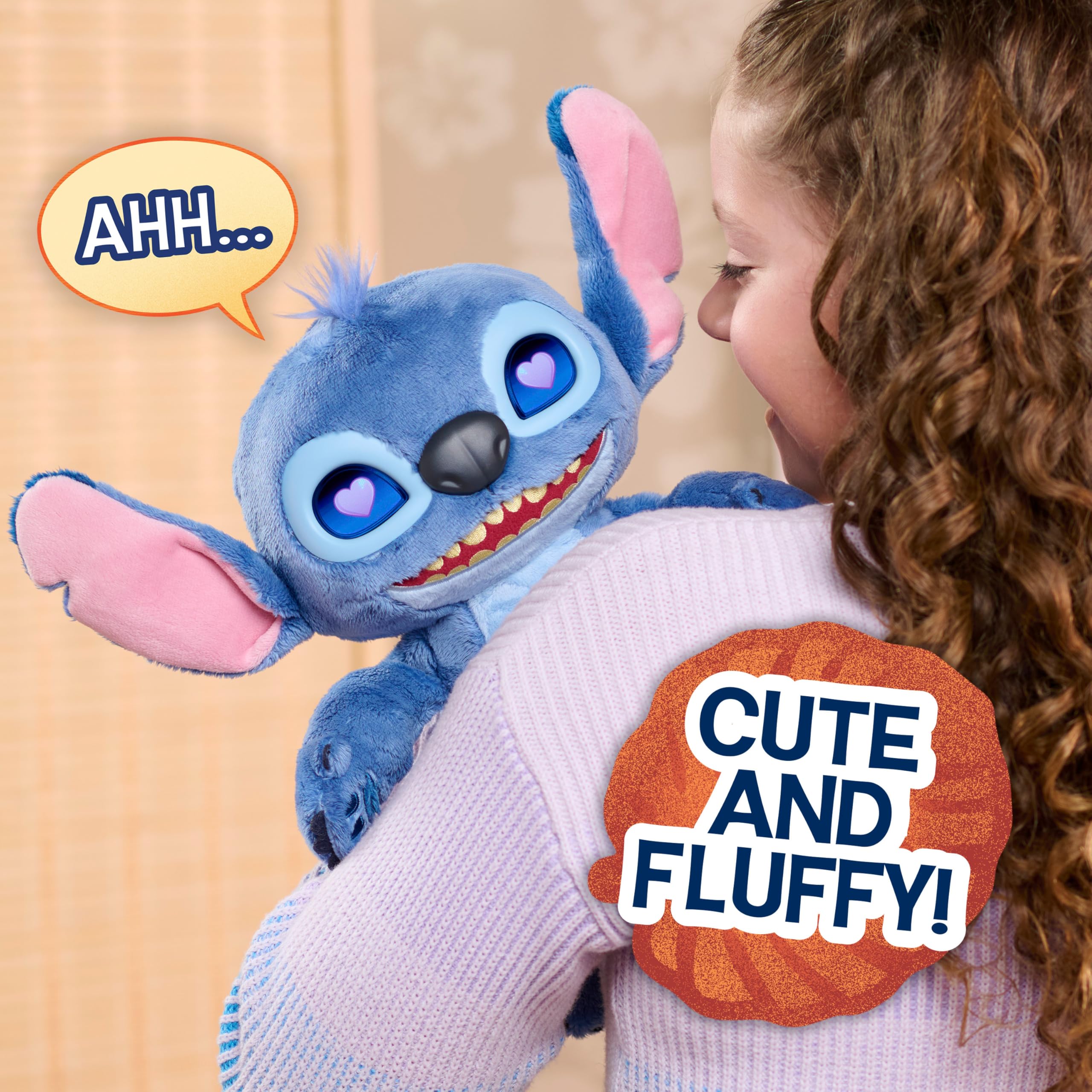 Foto 5 pulgar | Peluche Interactivo Just Play Disney Stitch Many Moods, 35 Cm - Venta Internacional.