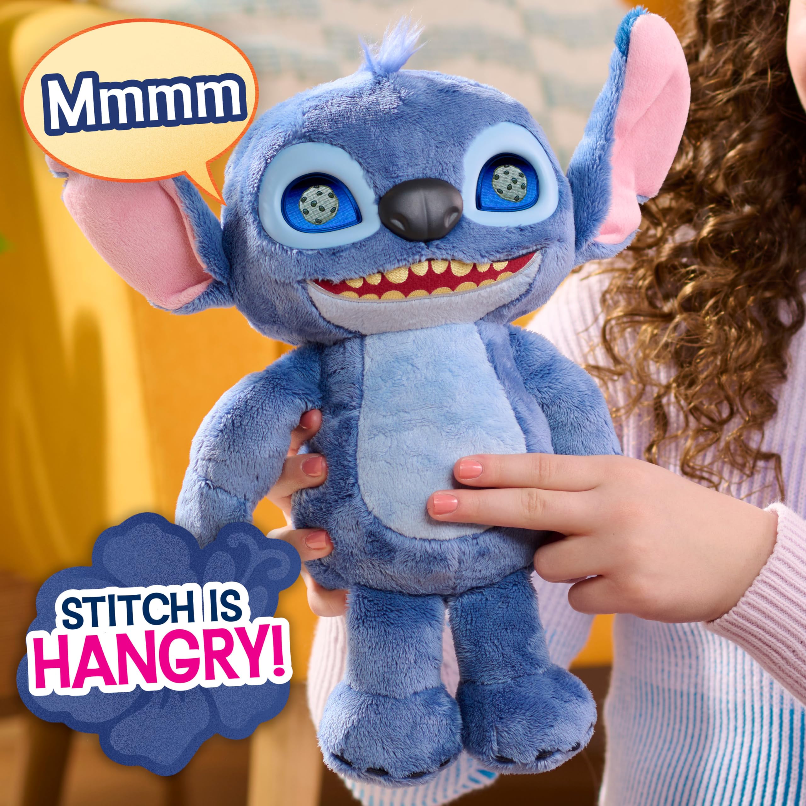 Foto 6 pulgar | Peluche Interactivo Just Play Disney Stitch Many Moods, 35 Cm - Venta Internacional.