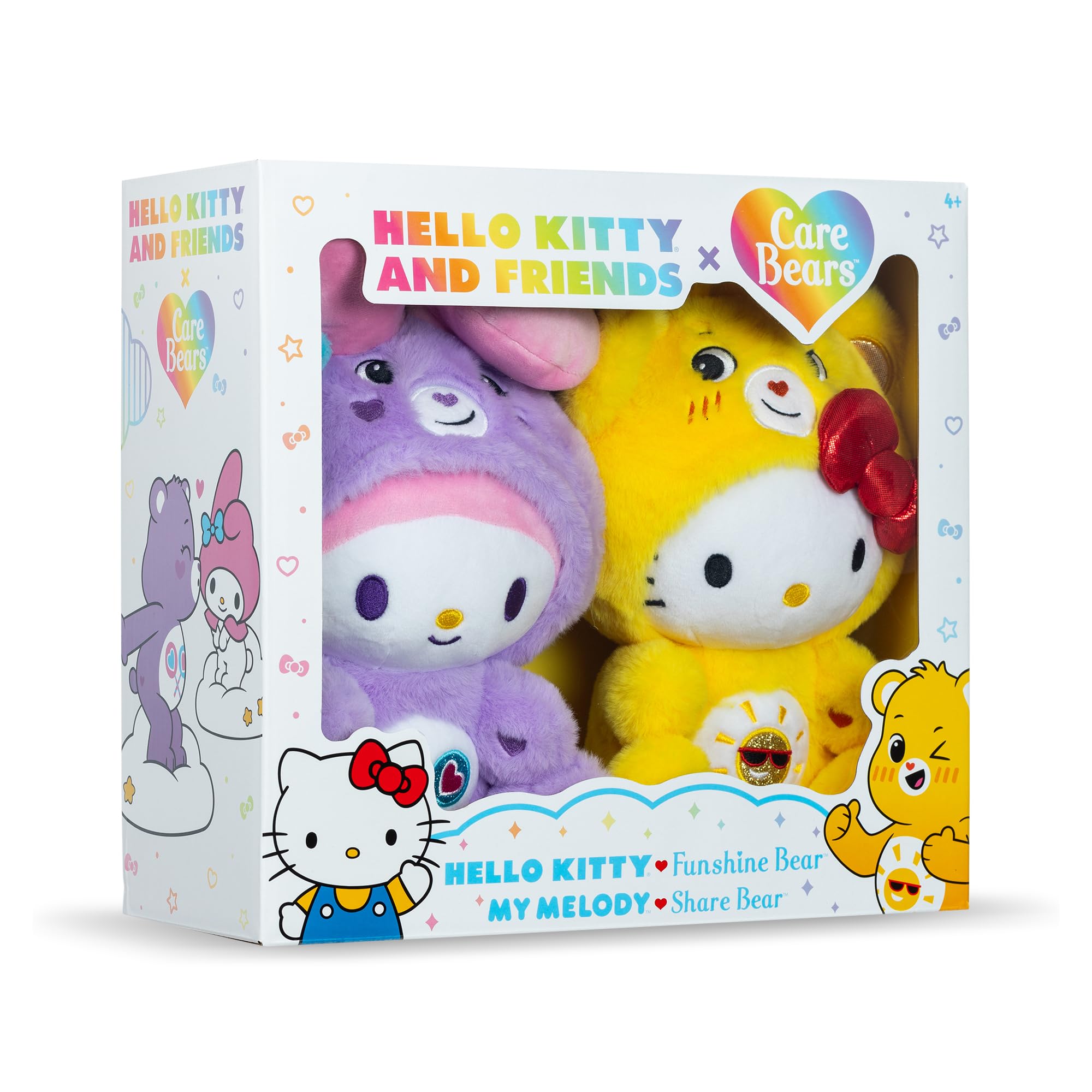 Foto 8 pulgar | Peluche Care Bears X Hello Kitty Hello Kitty Funshine Bear - Venta Internacional.