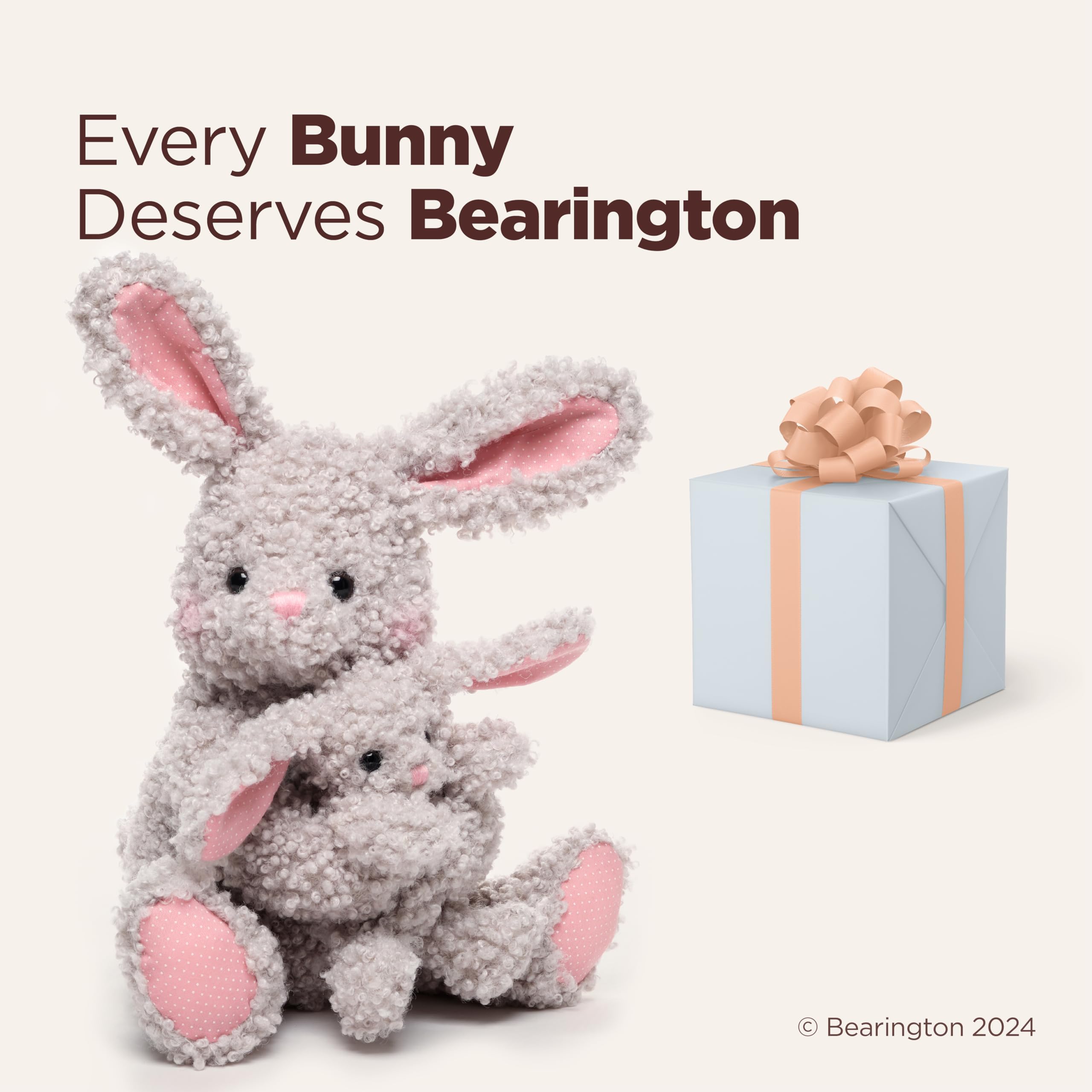 Foto 6 pulgar | Peluche Bearington Bunny Abraza Al Conejito De Pascua De 25 Cm - Venta Internacional.