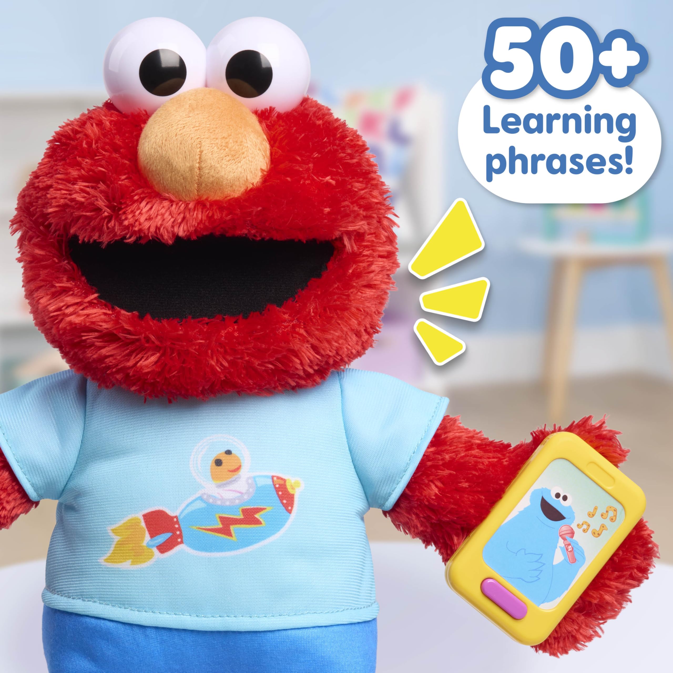 Foto 3 pulgar | Elmo De Peluche Just Play Sesame Street Learning, 33 Cm - Venta Internacional.