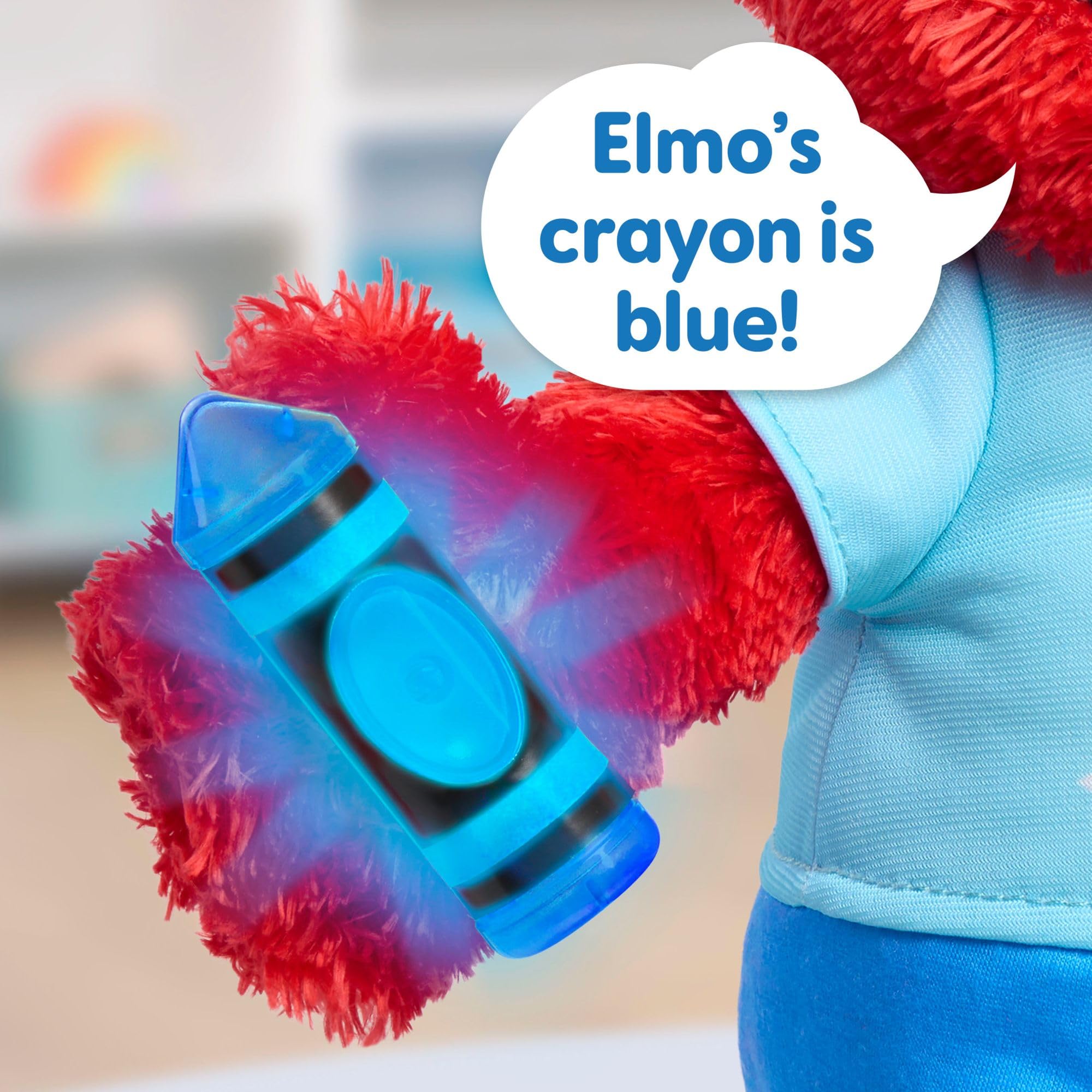 Foto 5 pulgar | Elmo De Peluche Just Play Sesame Street Learning, 33 Cm - Venta Internacional.