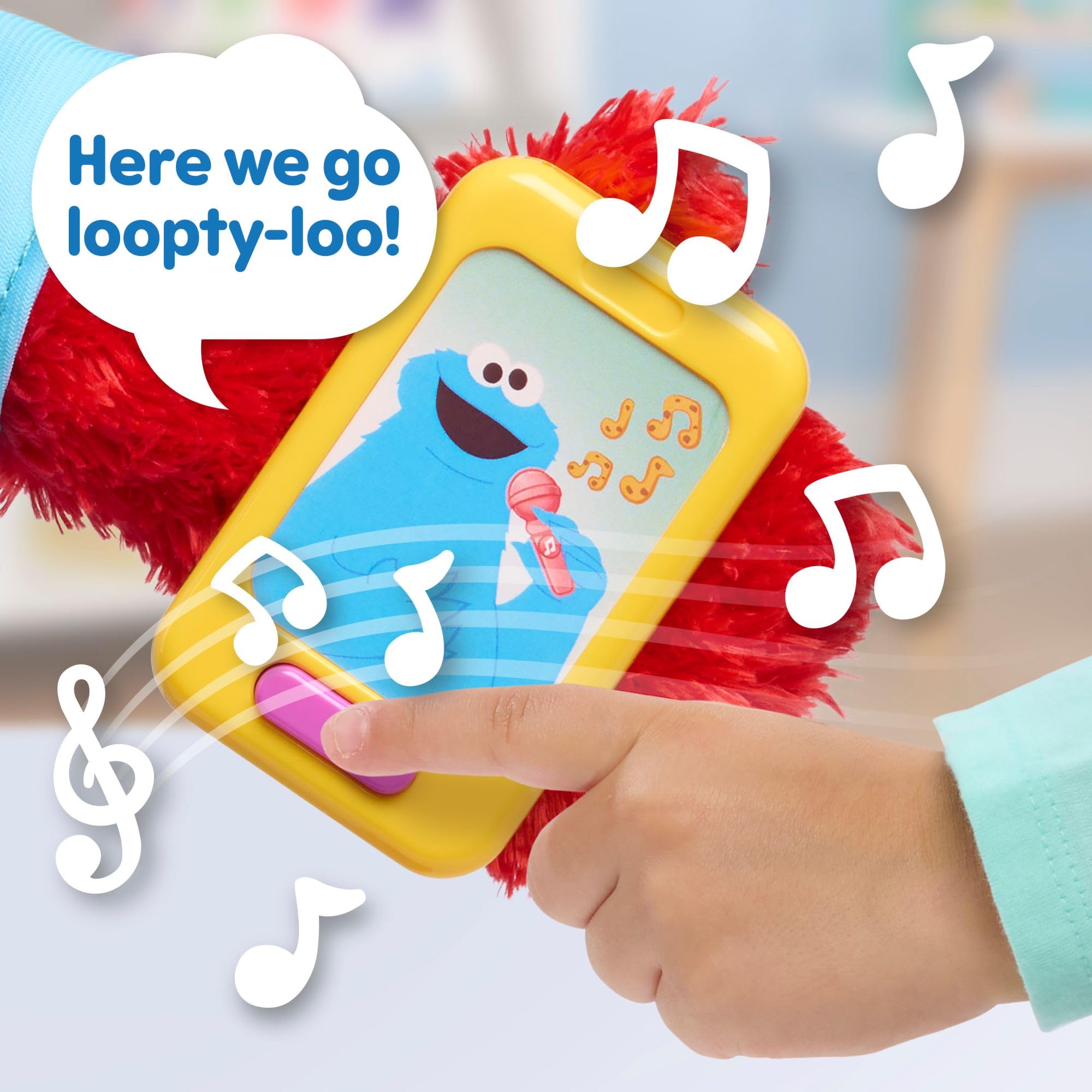 Foto 6 pulgar | Elmo De Peluche Just Play Sesame Street Learning, 33 Cm - Venta Internacional.