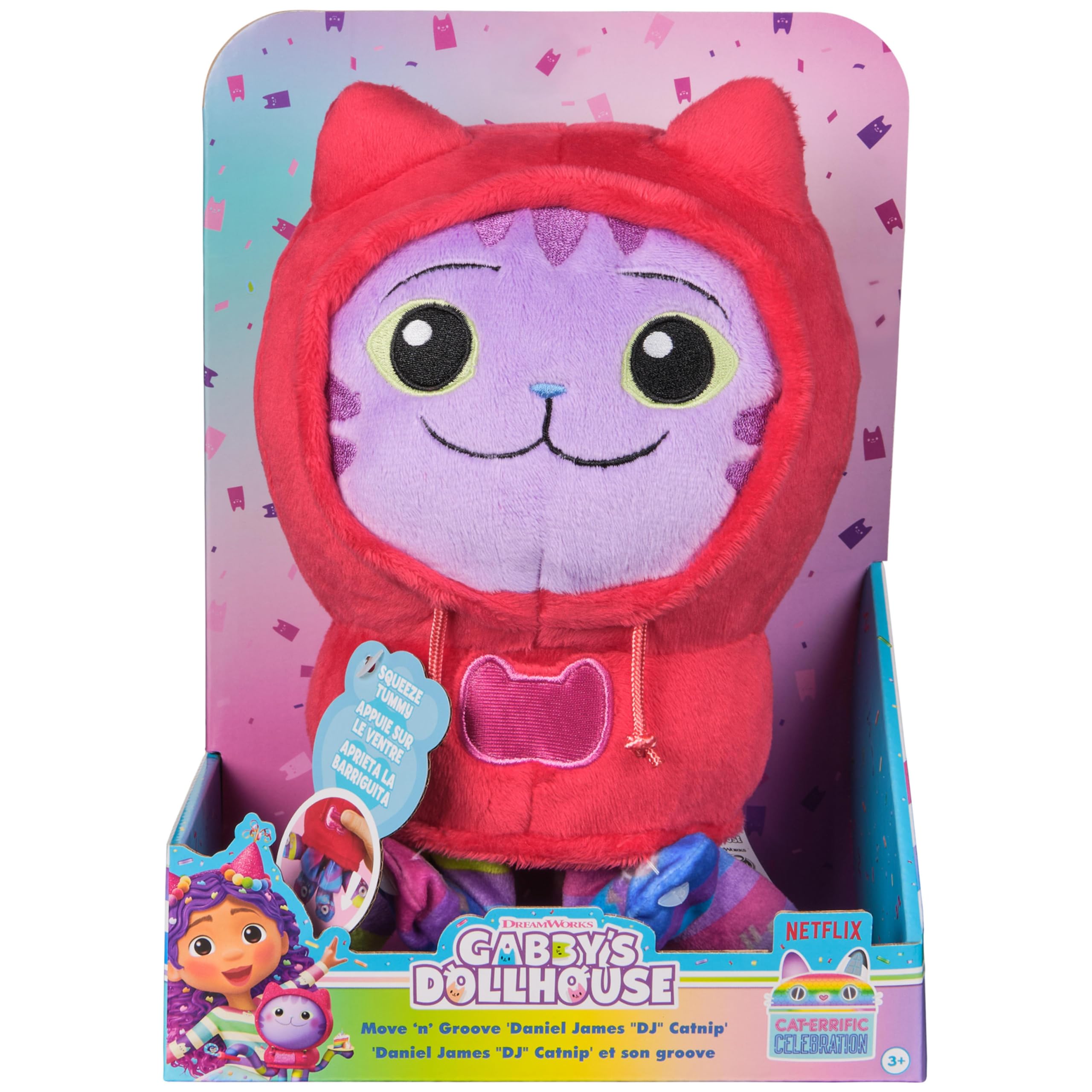 Foto 3 pulgar | Peluche Gabby's Dollhouse Move & Groove Daniel James Dj Catnip - Venta Internacional.