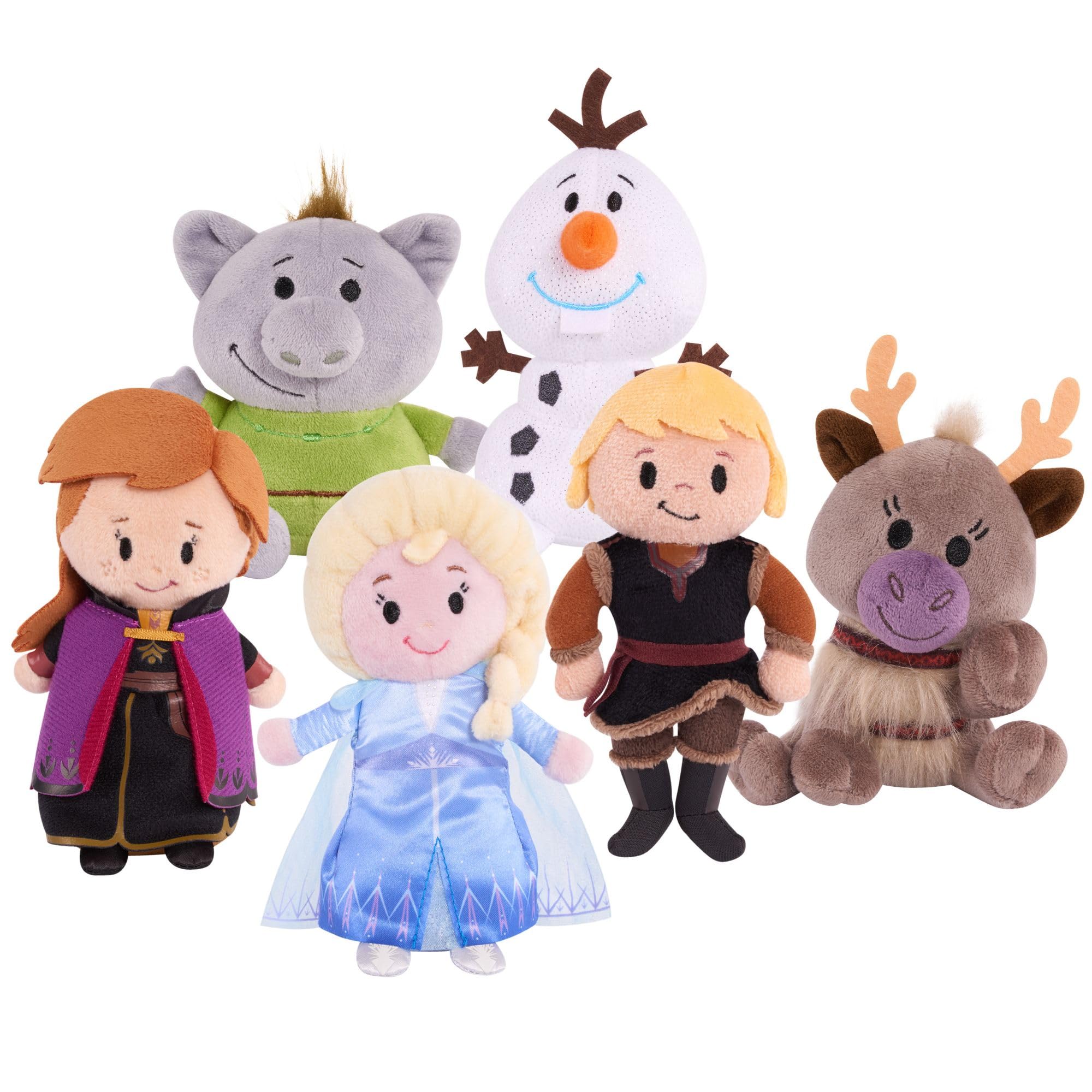Foto 4 pulgar | Set De Coleccionista De Peluche Disney Frozen 2 Estilizado Just Play - Venta Internacional.