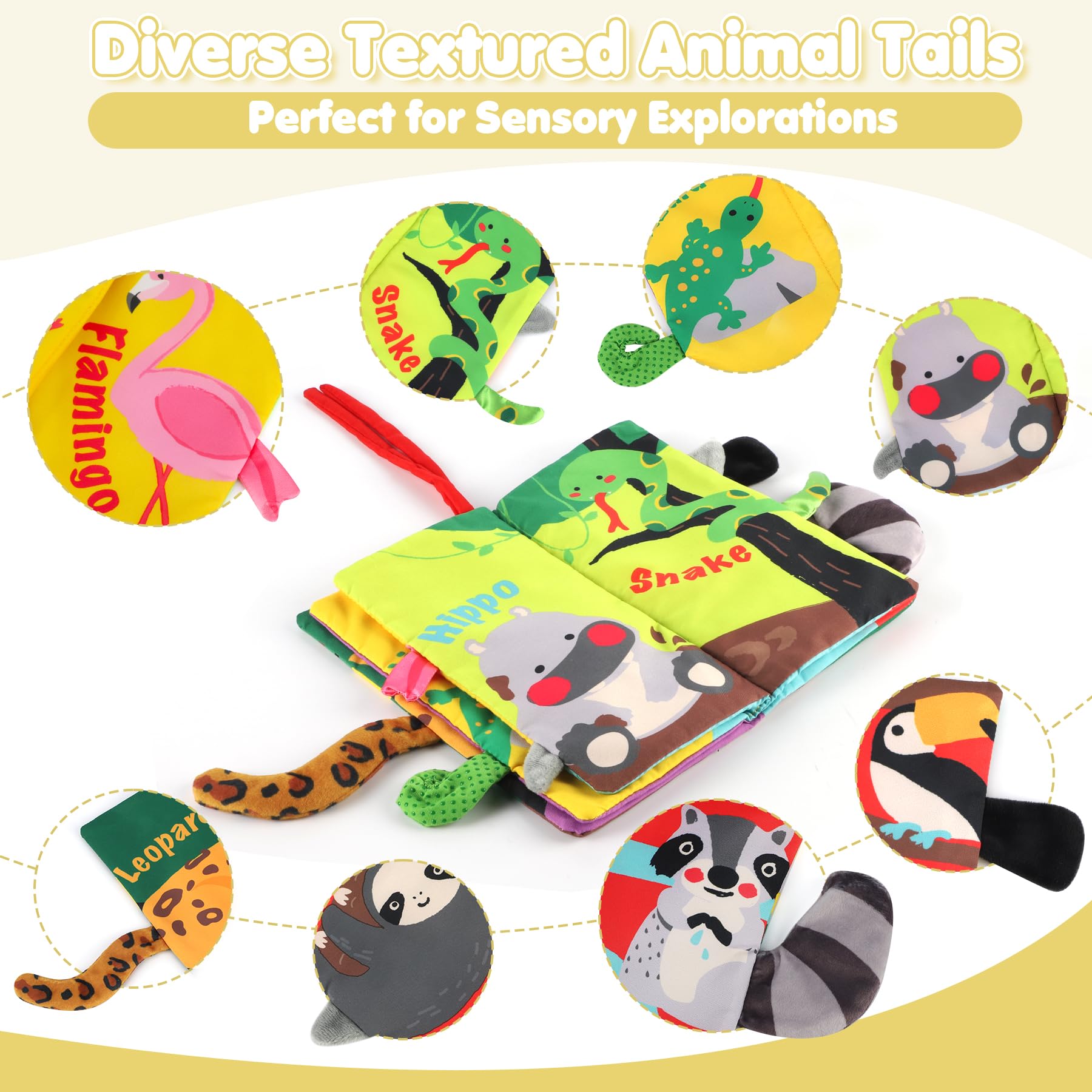 Foto 3 pulgar | Libros Baby Books Beiens Touch And Feel De Tela Arrugada - Venta Internacional.