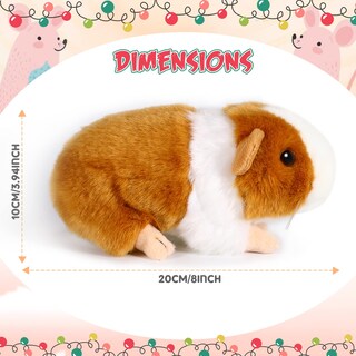 Foto 2 | Peluche Conejillo de Indias 20 cm 2 Piezas - Venta Internacional