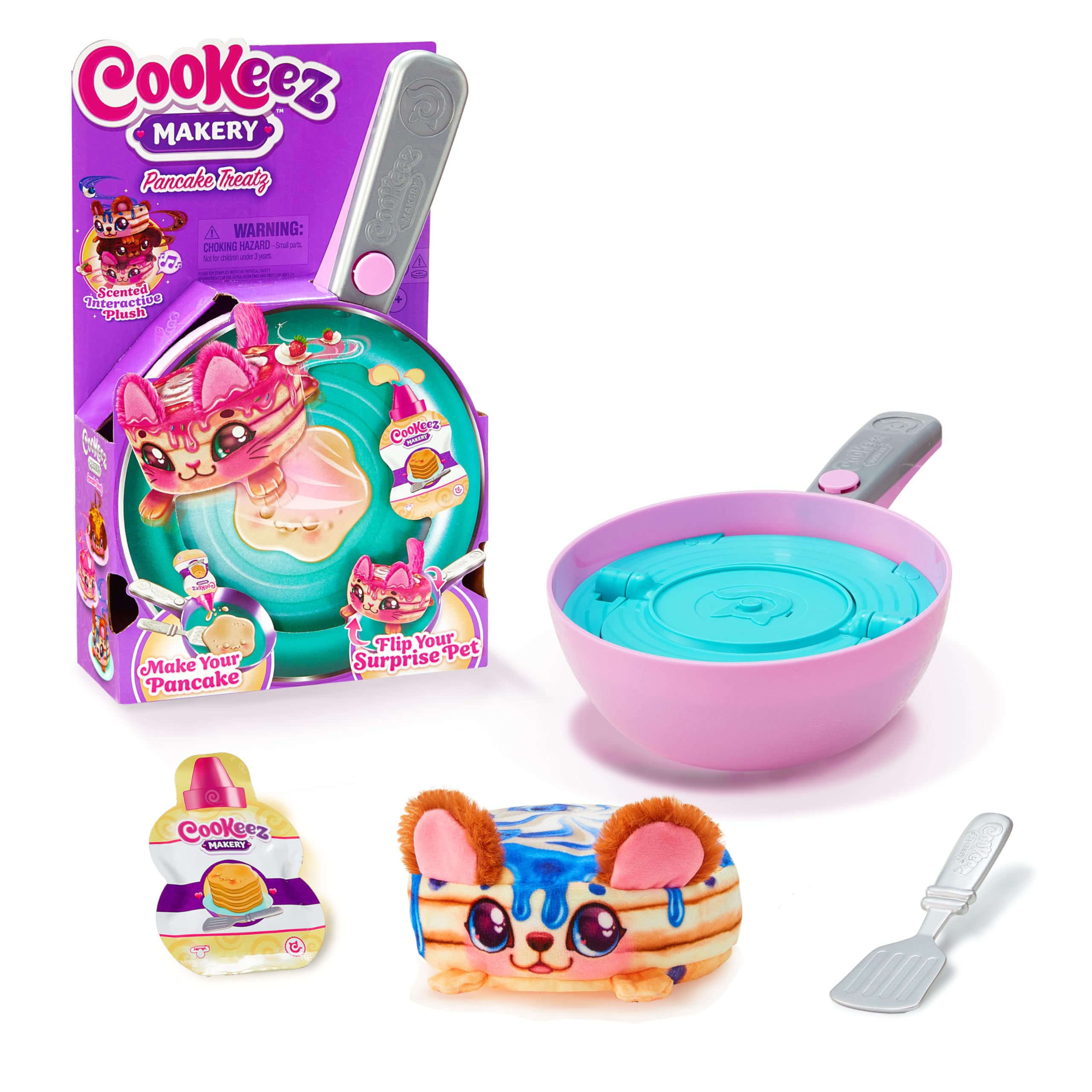 Foto 2 pulgar | Pancake Treatz Cookeez Makery Mix & Flip Plush Friend - Venta Internacional.
