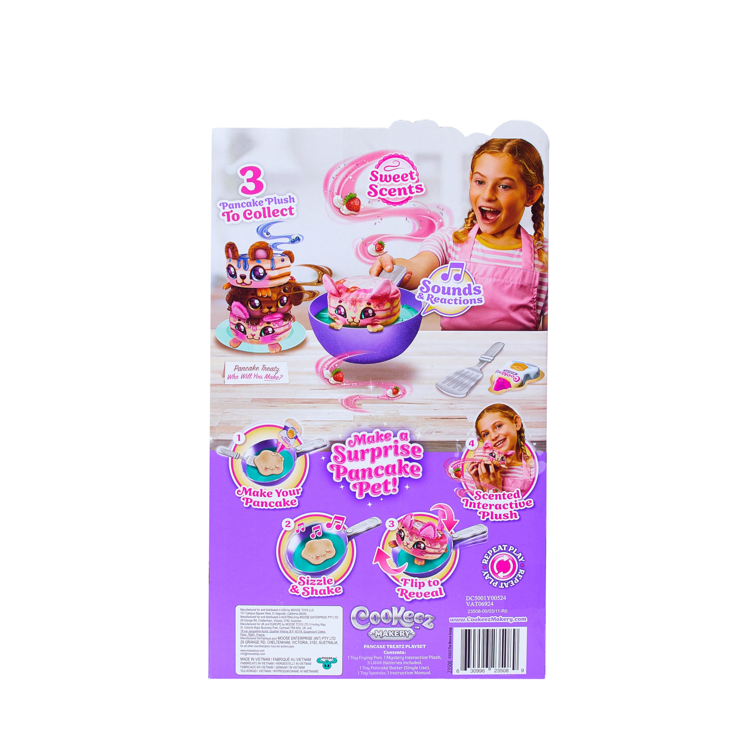 Foto 8 pulgar | Pancake Treatz Cookeez Makery Mix & Flip Plush Friend - Venta Internacional.