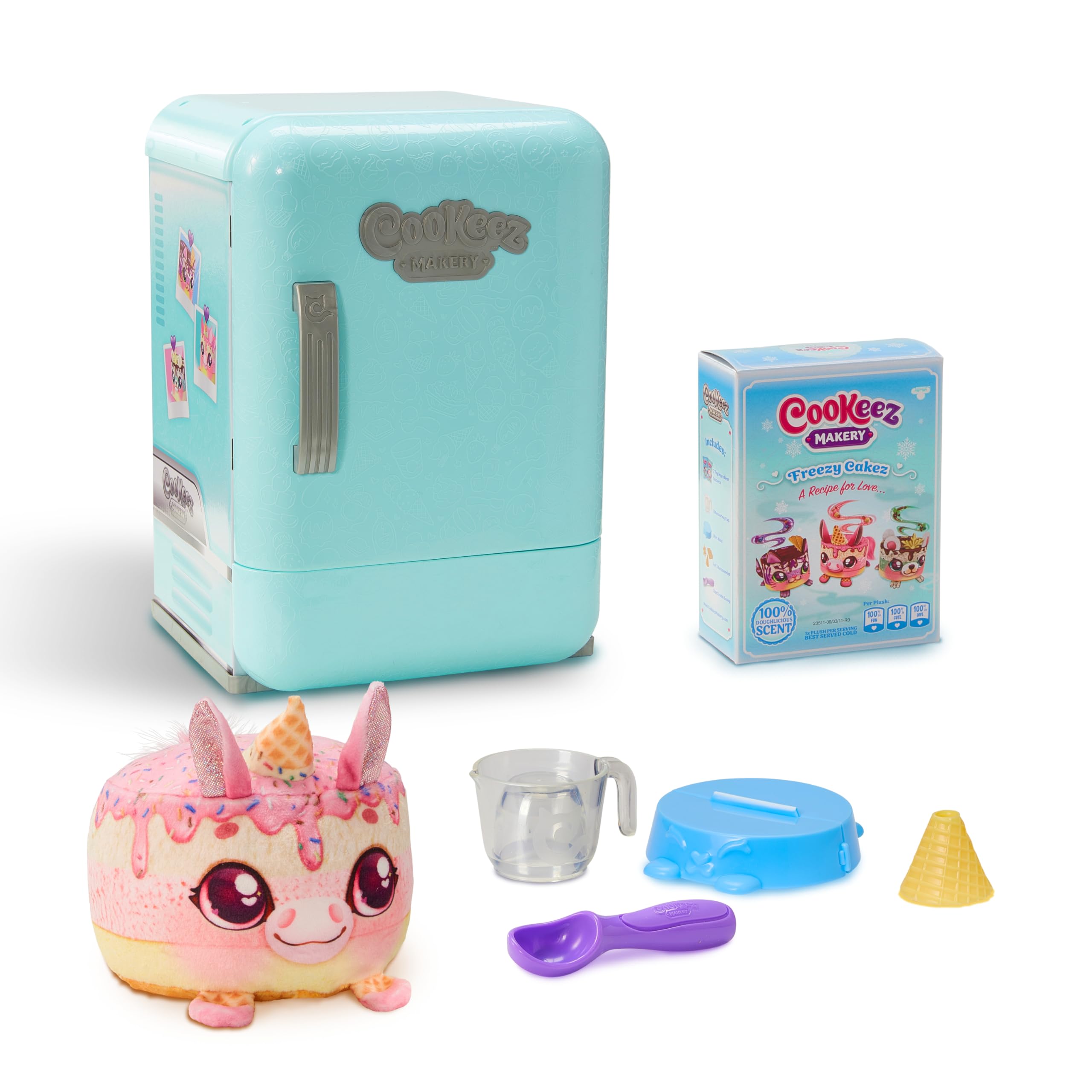 Foto 2 pulgar | Cake Mix Maker Cookeez Makery Freezy Cakez Con Plush Friend - Venta Internacional.