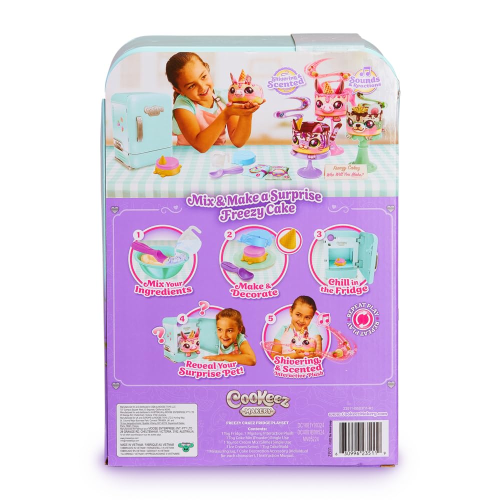 Foto 5 pulgar | Cake Mix Maker Cookeez Makery Freezy Cakez Con Plush Friend - Venta Internacional.