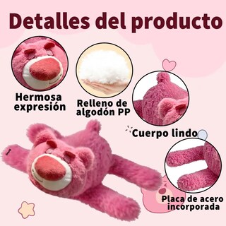 Foto 4 | Juguetes Oso Lotso Belug Rosa Peluche 2pcs