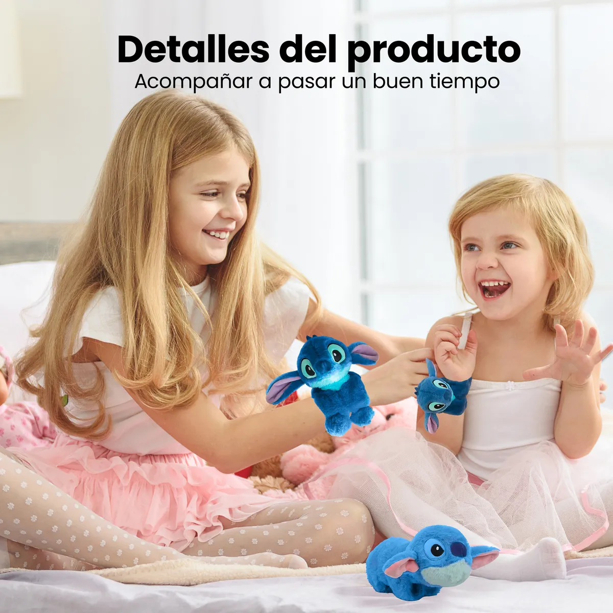 Foto 4 pulgar | 2 Piezas Stitch Lab.g Peluche Juguetes Azul
