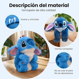 Foto 4 | 2 Piezas Stitch Lab.g Peluche Juguetes Azul