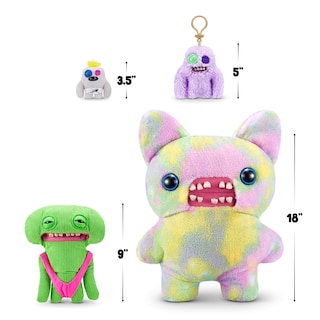 Foto 3 | Juguete De Peluche Fuggler Vacay Vibes Smiley O Riley Green De Zuru - Venta Internacional.