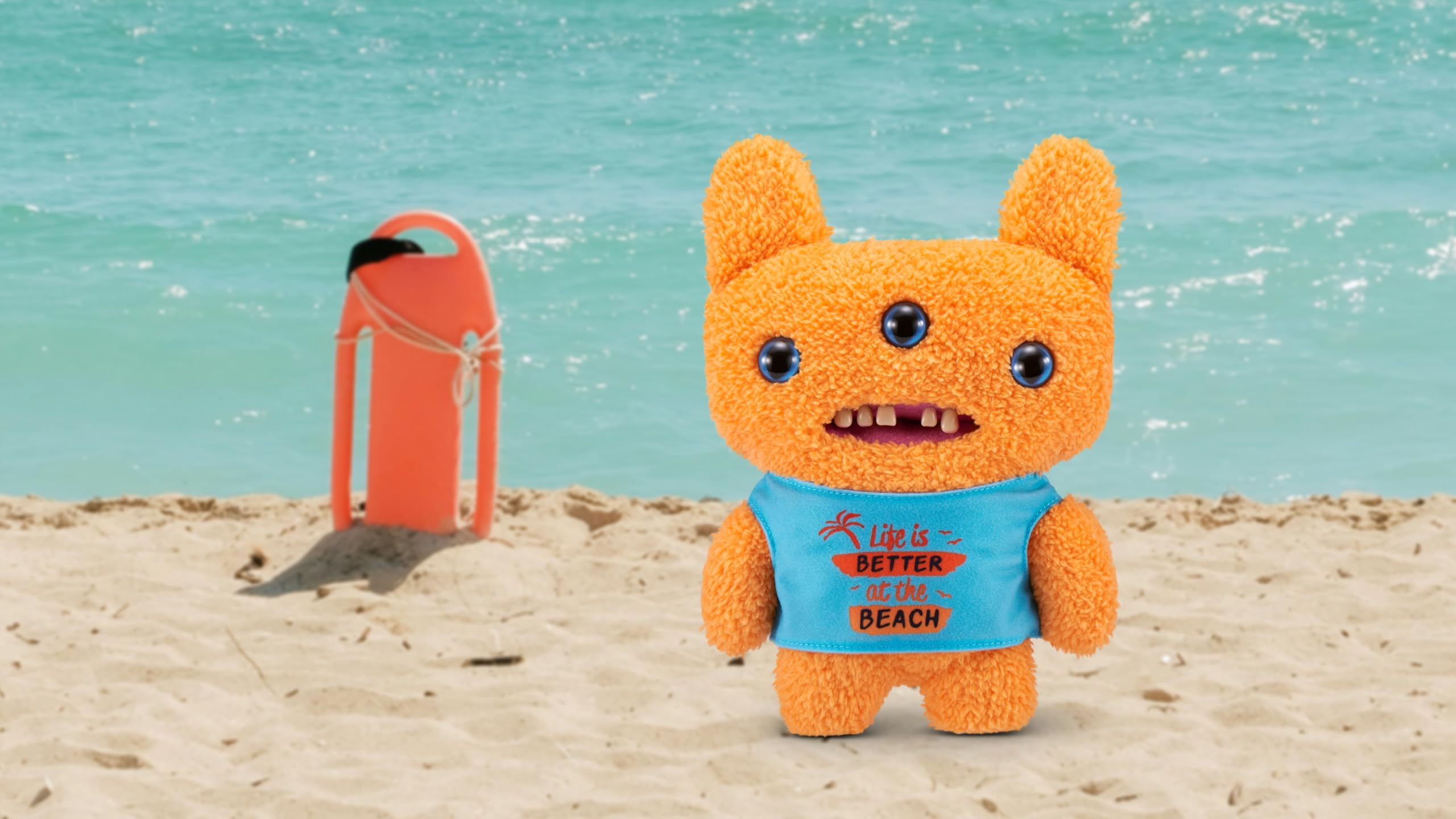 Foto 6 pulgar | Peluche Fuggler Vacay Vibes Reek-o Orange De Zuru 23 Cm - Venta Internacional.