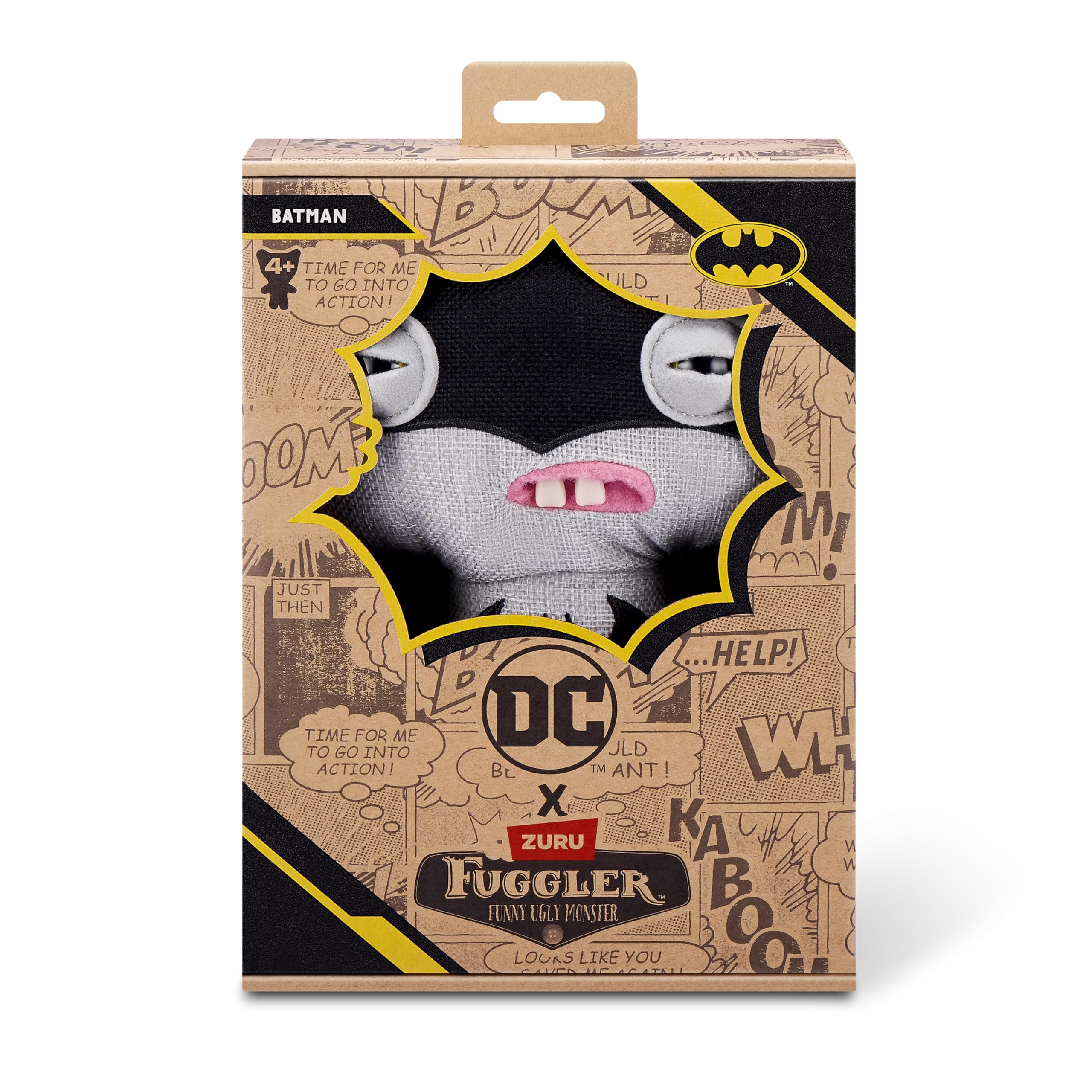 Foto 2 | Peluche Fuggler X Dc De Zuru Funny Ugly Monster Batman 23 Cm - Venta Internacional.
