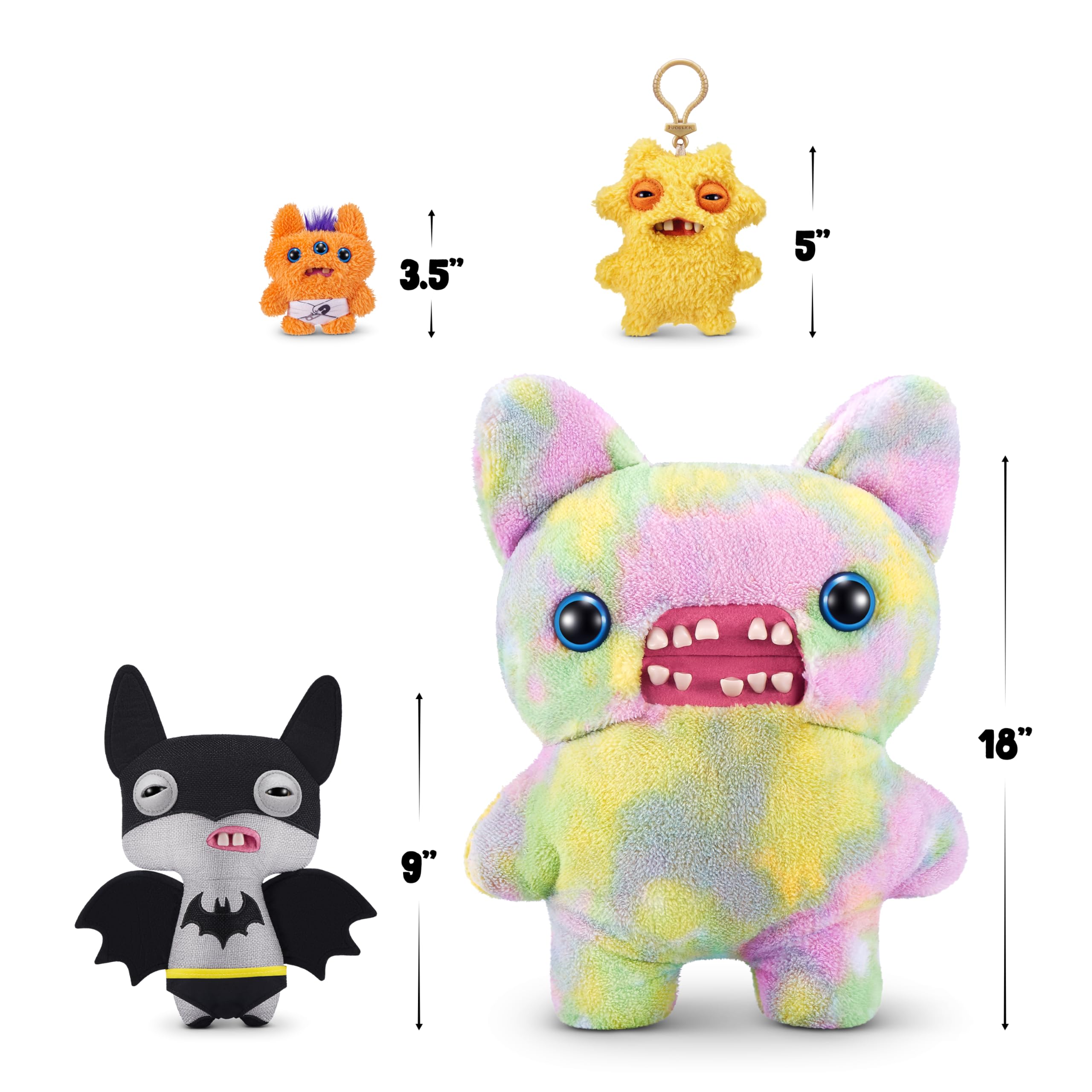 Foto 5 | Peluche Fuggler X Dc De Zuru Funny Ugly Monster Batman 23 Cm - Venta Internacional.