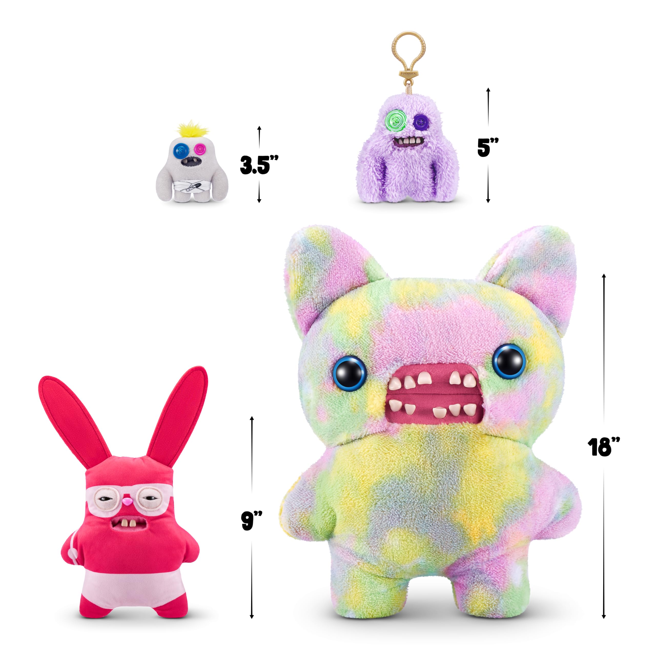 Foto 4 pulgar | Juguete De Peluche Fuggler Vacay Vibes Rabid Rabbit Red De Zuru, 23 Cm - Venta Internacional.