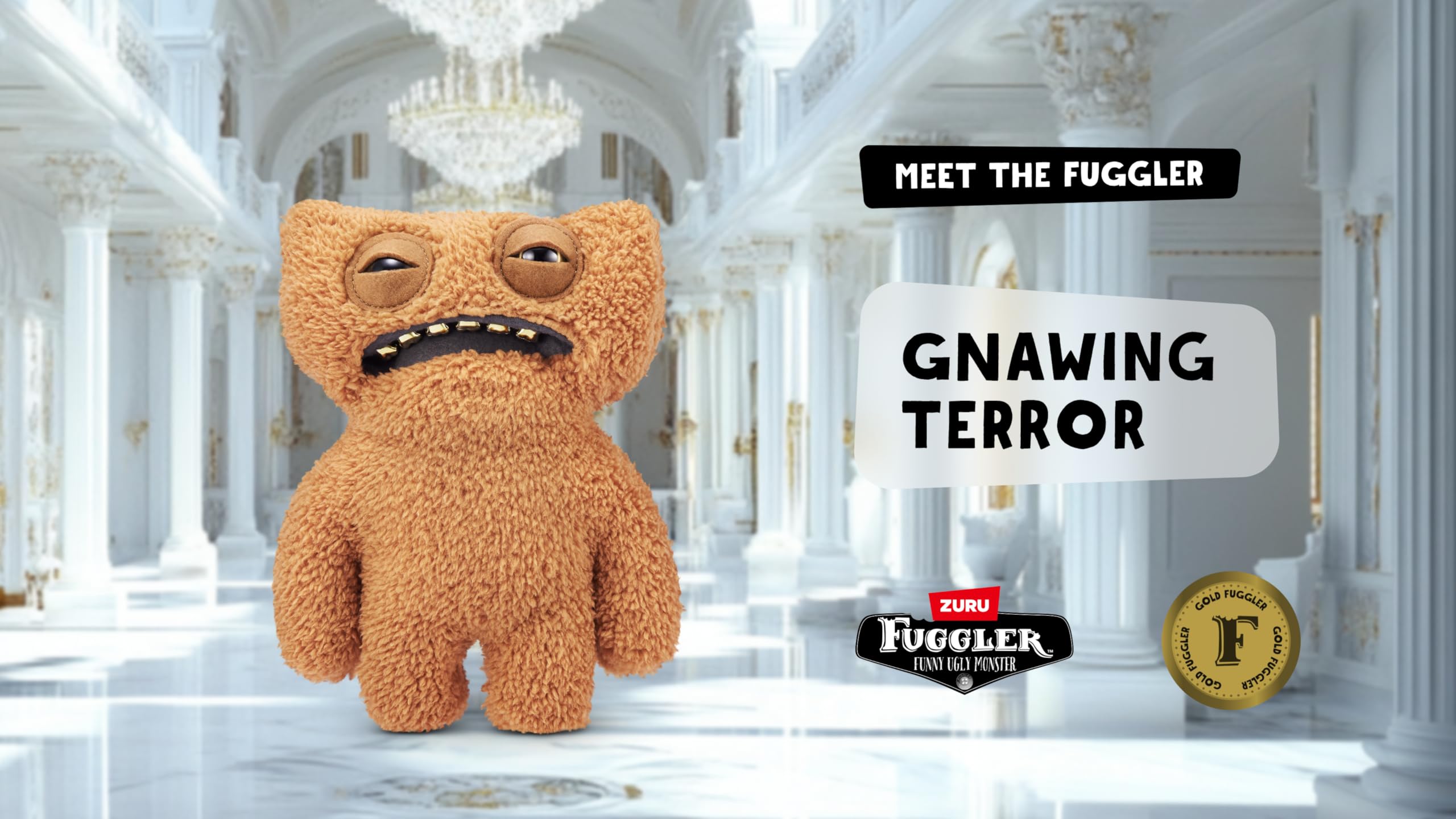 Foto 6 | Peluche Fuggler Gold Fuggs De Zuru Funny Ugly Monster - Venta Internacional.