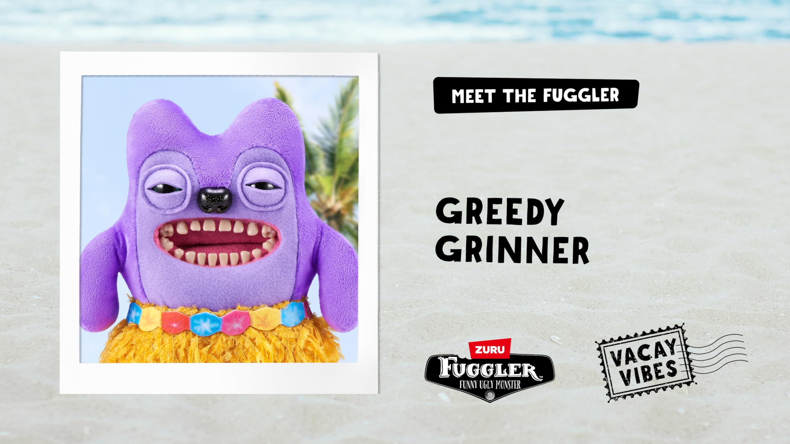 Foto 7 pulgar | Juguete De Peluche Fuggler Vacay Vibes De Zuru Funny Ugly Monster - Venta Internacional.