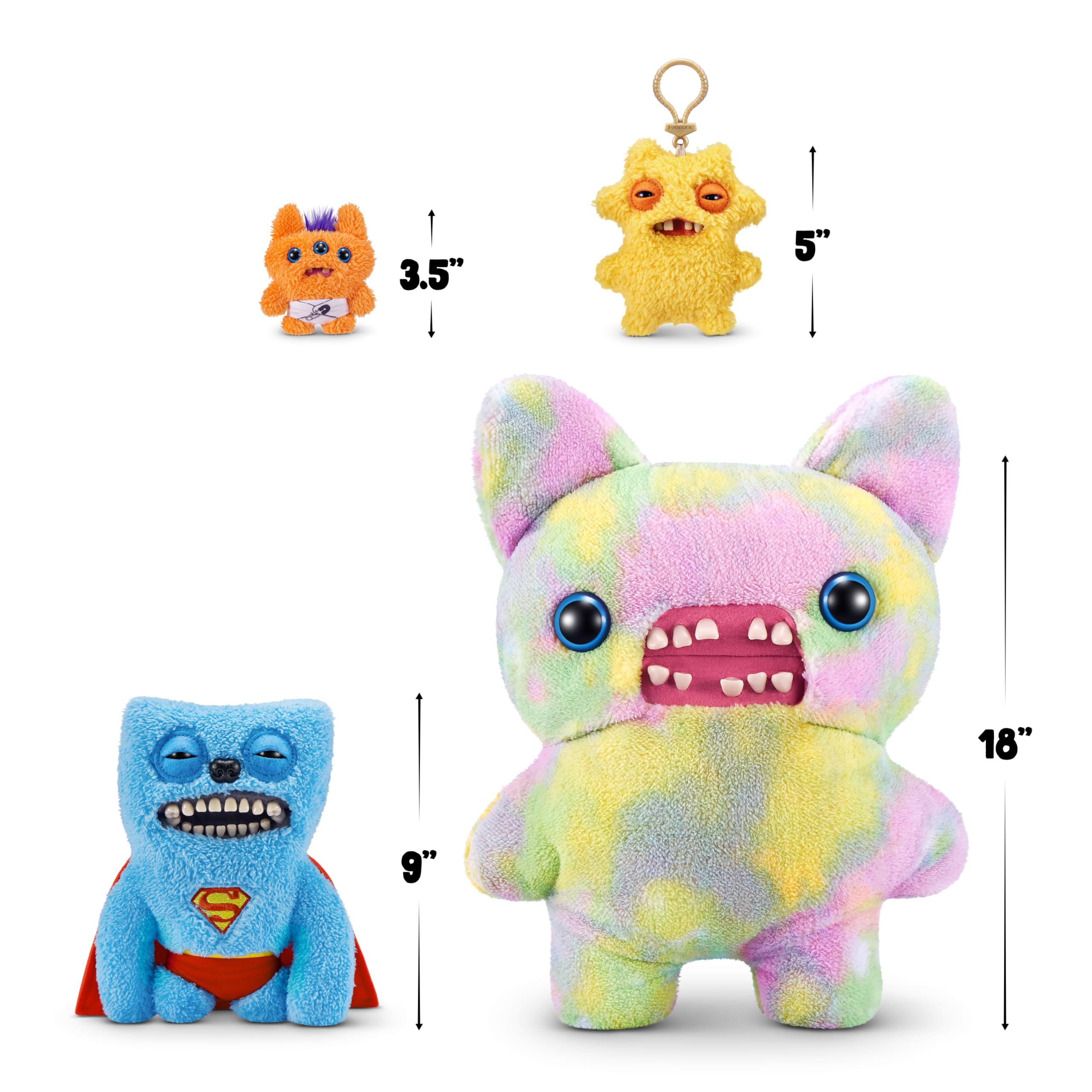 Foto 6 pulgar | Peluche Fuggler X Dc De Zuru Funny Ugly Monster Superman 23 Cm - Venta Internacional.