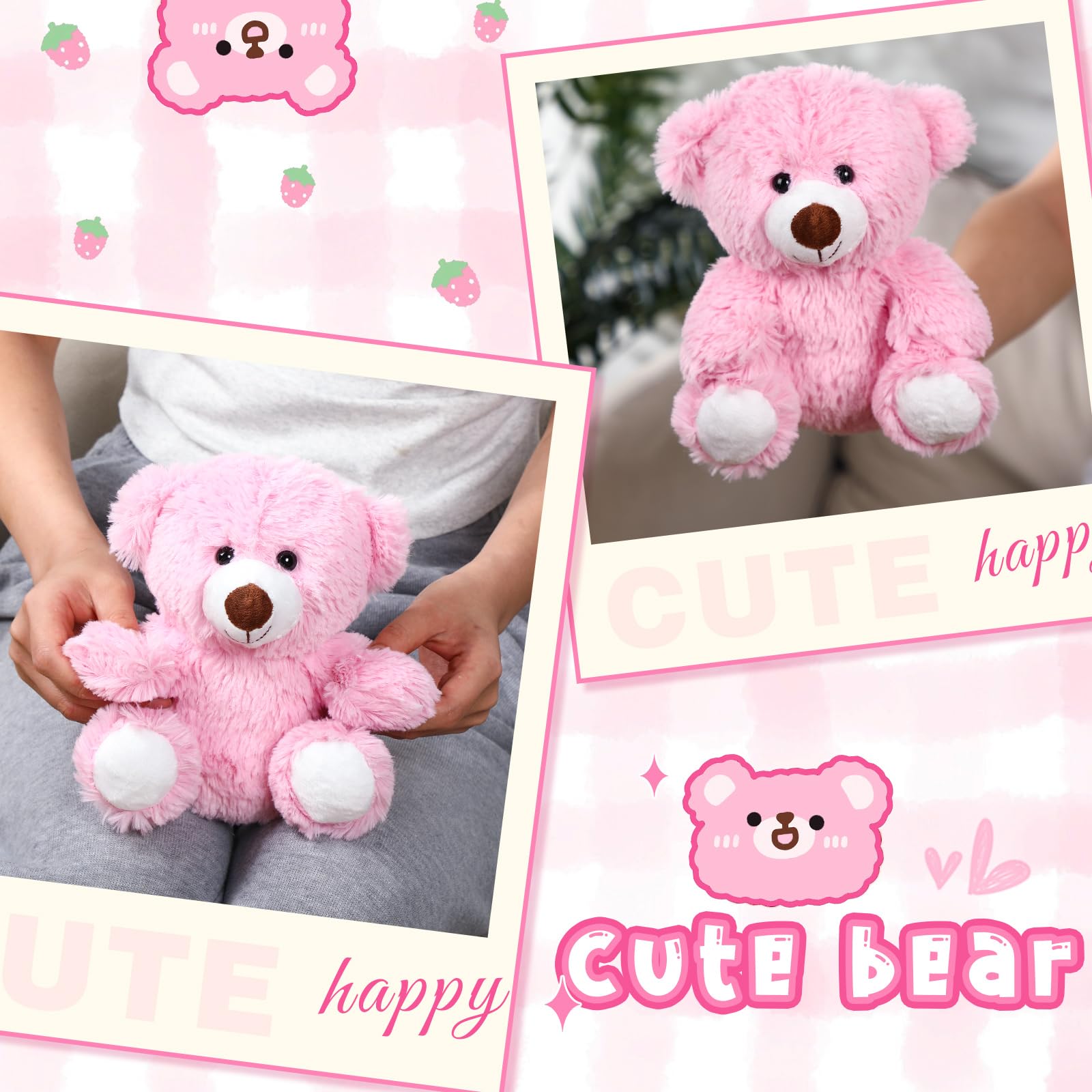 Foto 3 | Oso De Peluche Jenaai, 10 Pulgadas, 8 Piezas, Regalo Para Baby Shower - Venta Internacional.