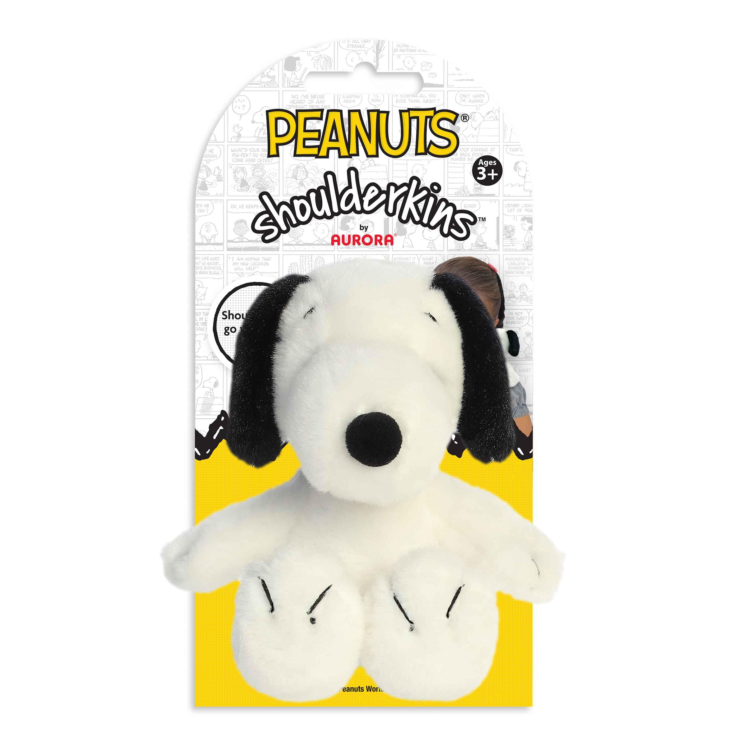 Foto 7 pulgar | Peluche Aurora Timeless Peanuts Shoulderkins Snoopy - Venta Internacional.