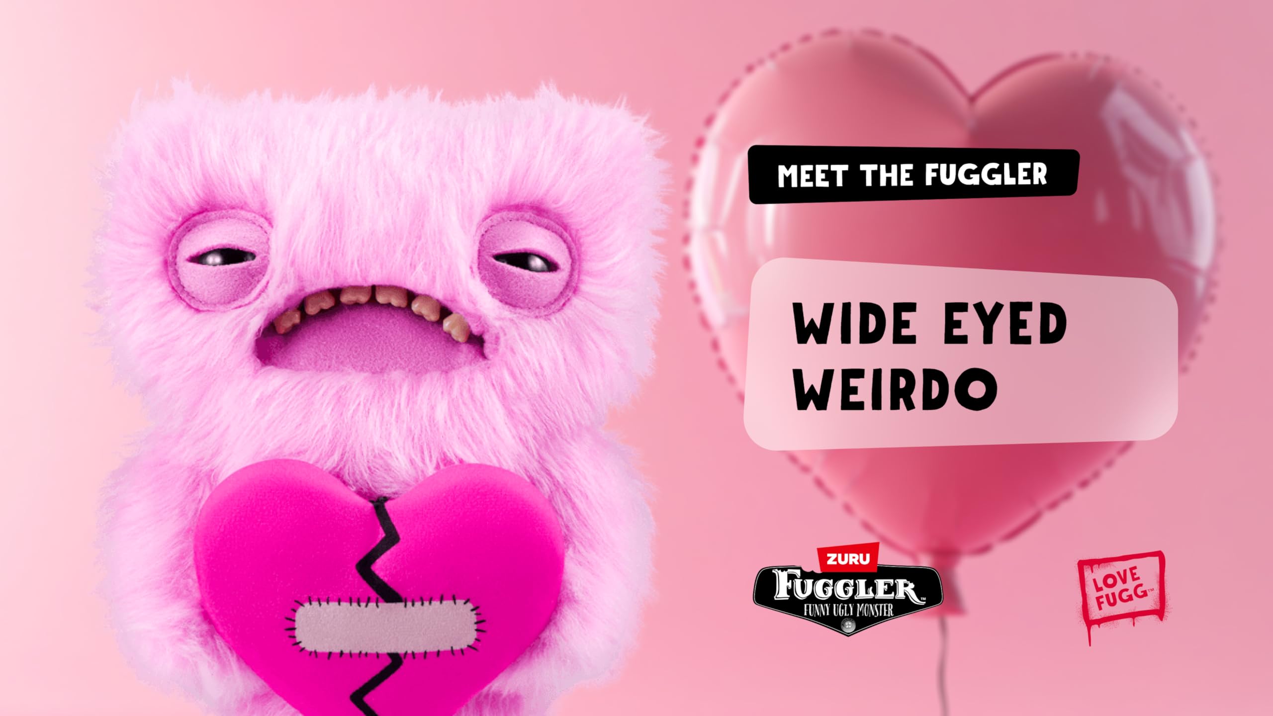 Foto 7 pulgar | Peluche Fuggler Love Fugg De Zuru Funny Ugly Monster 23 Cm - Venta Internacional.