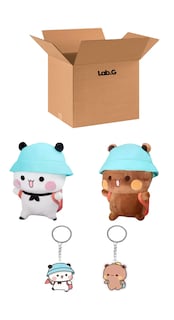 Foto 1 | Osos De Peluche Bubu Dudu Con 2 Llaveros