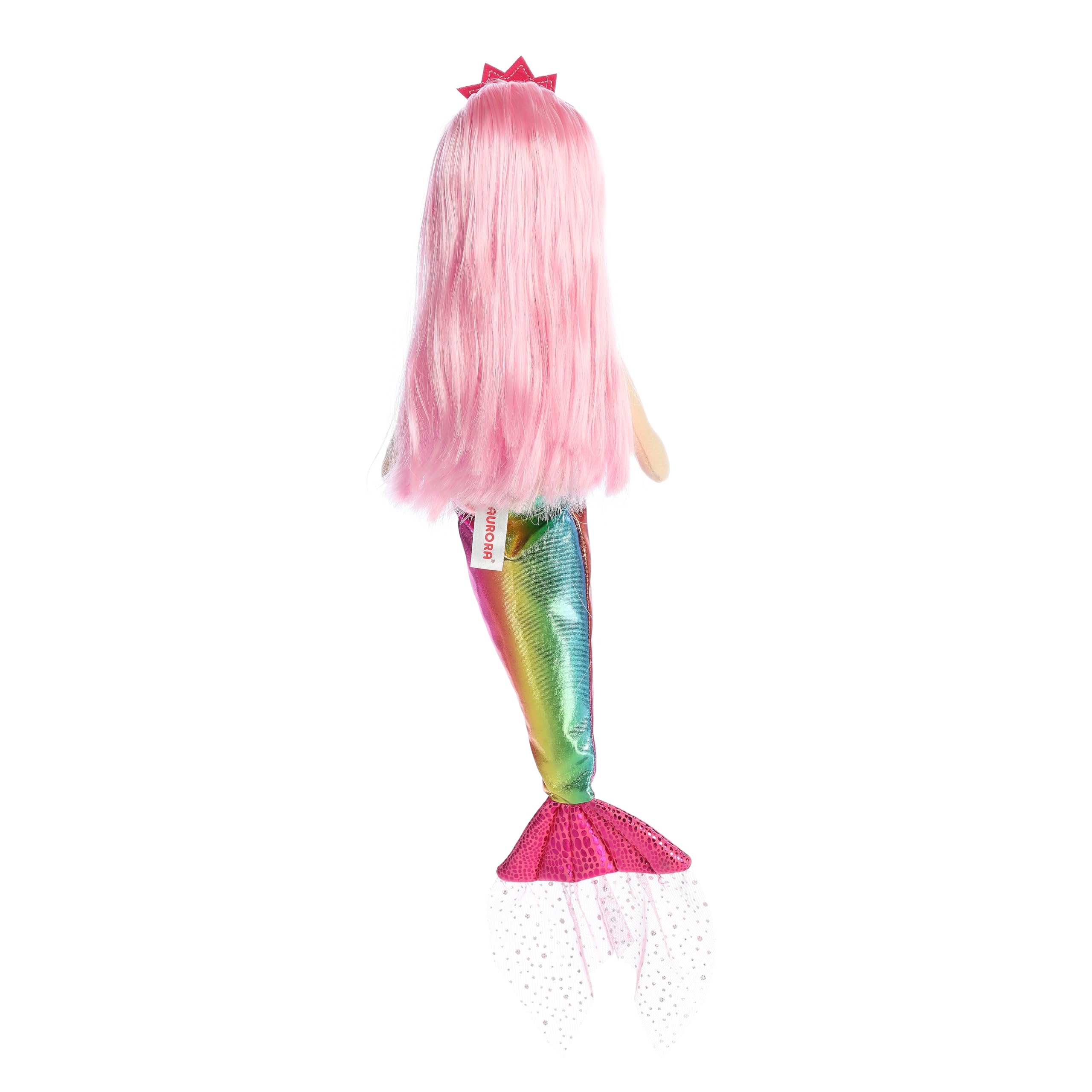 Foto 5 pulgar | Muñeca De Peluche Aurora Enchanting Sea Sparkles Nanda 45 Cm  Color Rosa - Venta Internacional.