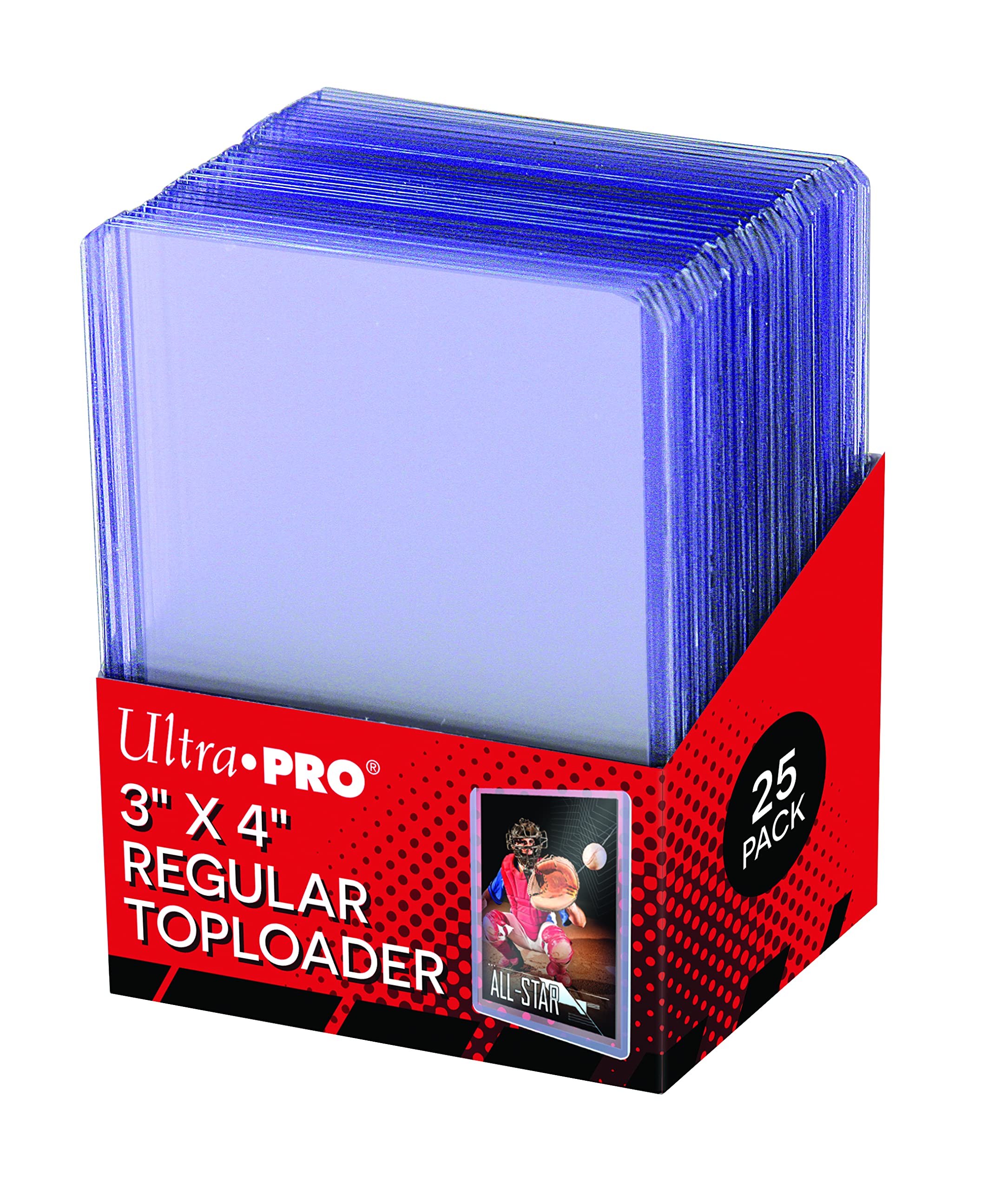 Foto 2 pulgar | Protectores de Tarjetas Ultra Pro Toploader 3 X 4 Pulgadas Transparentes 25 Piezas - Venta Internacional
