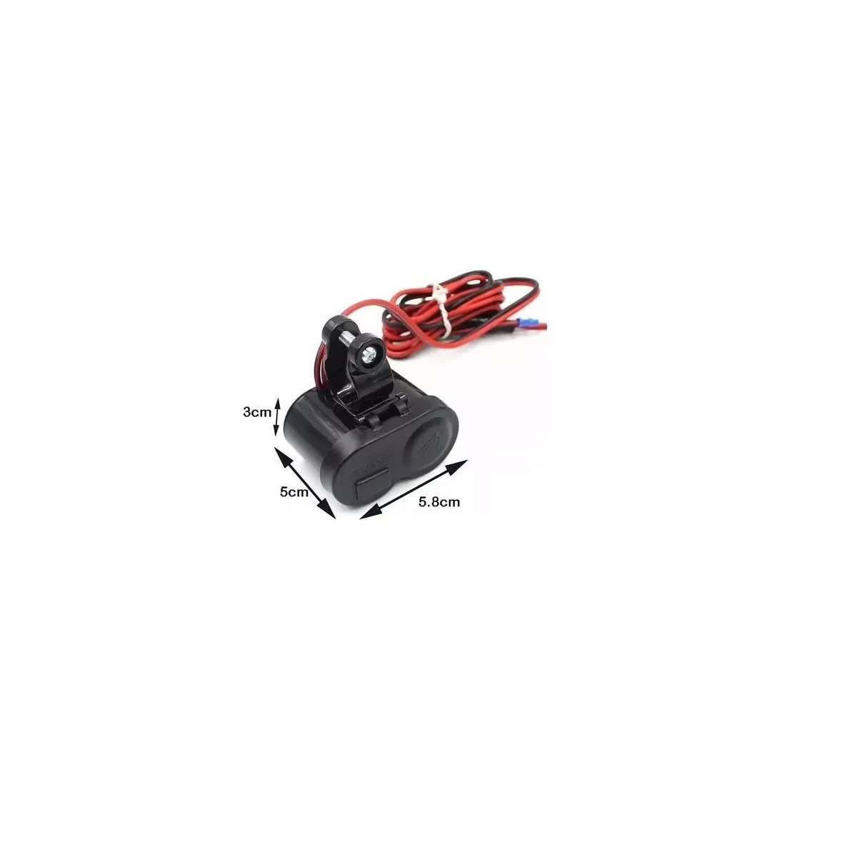 Foto 2 | Cargador Base Usb Motocicleta Impermeable Viaje Celular Gps Eo Safe Imports Negro