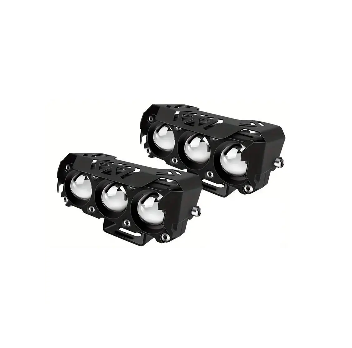 Foto 2 pulgar | Par Luces Led Auxiliares Para Auto Moto 120w Eo Safe Imports Esi-15534 Negro