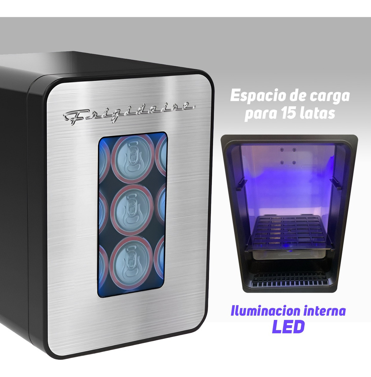 Foto 4 pulgar | Mini Refri Frigidaire 15 Latas 10l