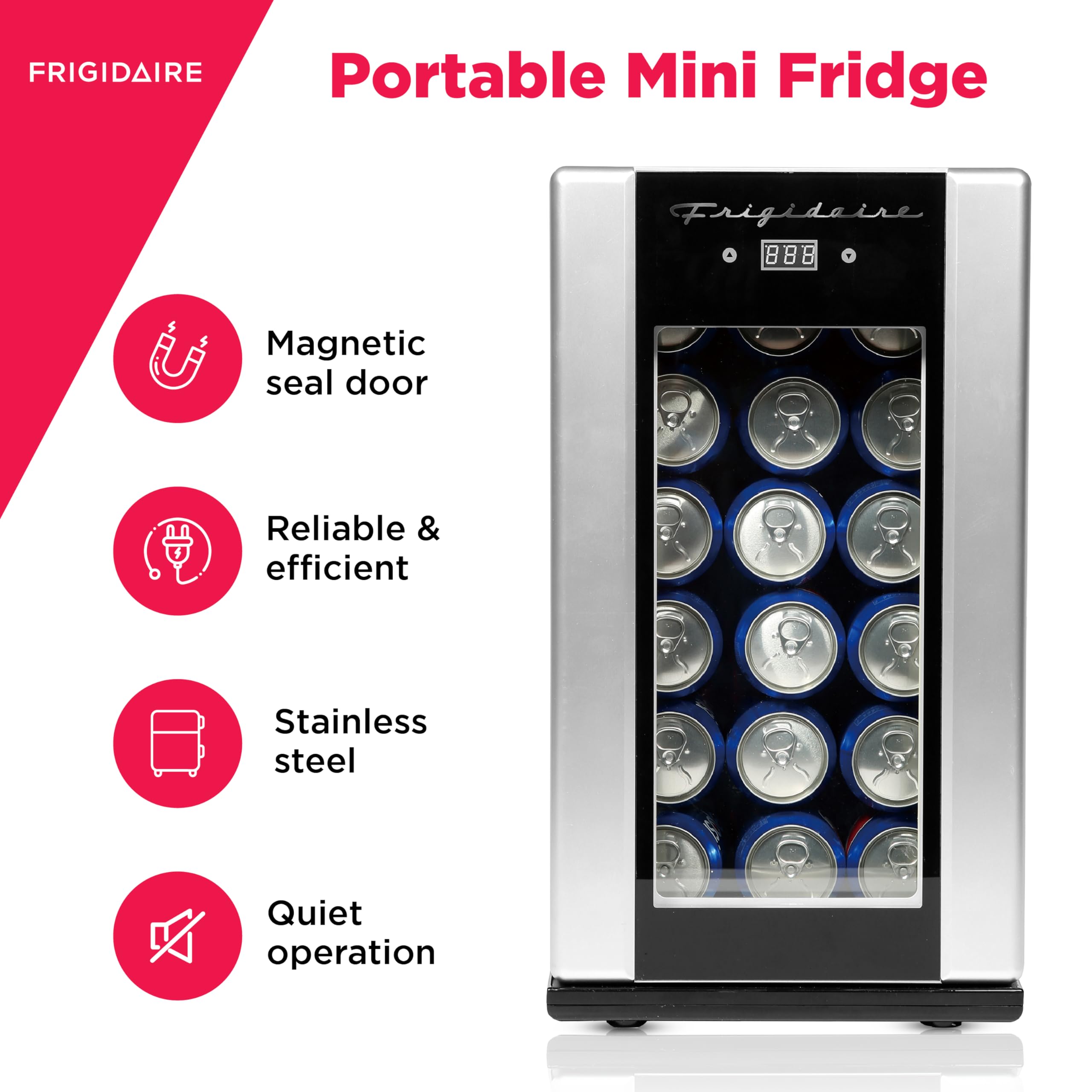Foto 3 pulgar | Refrigerador De Bebidas Frigidaire Efmis567_amz Retro 12 L Inoxidable - Venta Internacional.