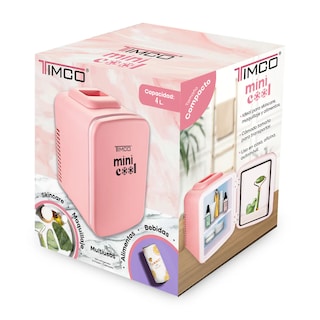 Foto 4 | Minirrefrigerador para Cosmético Timco Remin4LA1 4L Alterna Entre Mantener Frío o Caliente